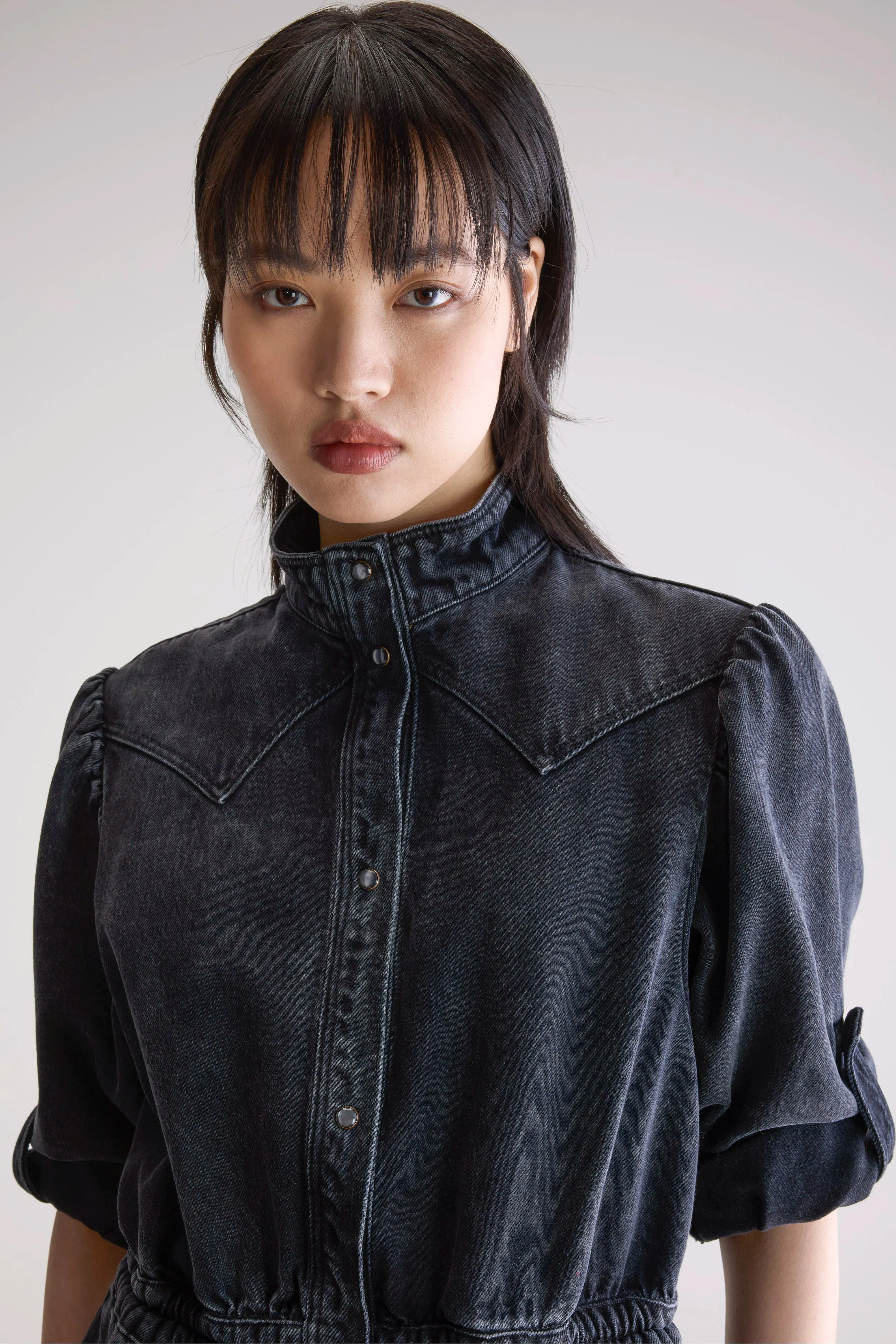 Pakita midi dress (252 / W / VINTAGE BLACK) sold by Bellerose product image thumbnail 5