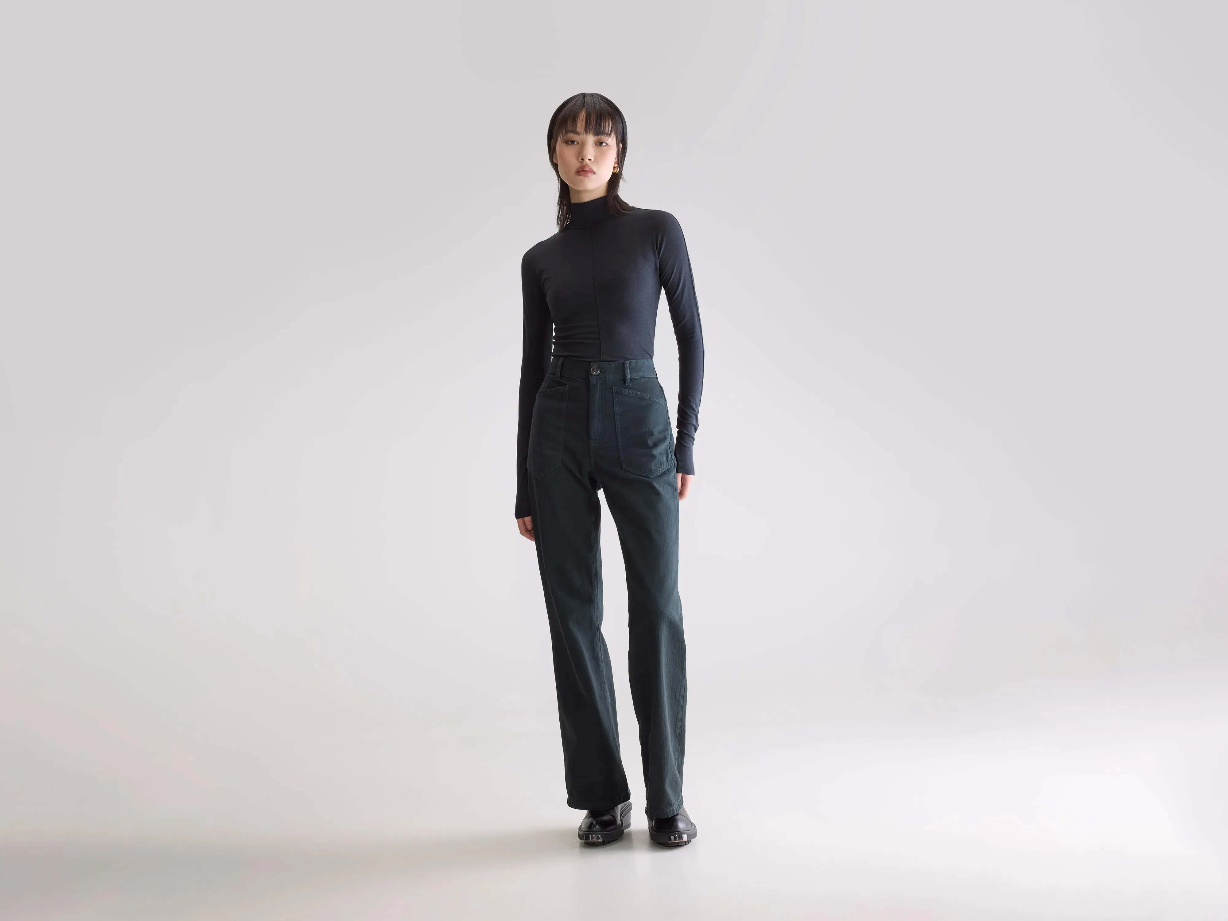 Parko regular trousers (252 / W / JET SET) sold by Bellerose