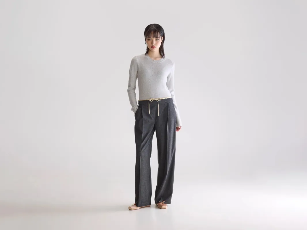 Turin formal trousers (252 / W / ANTHRACITE) sold by Bellerose