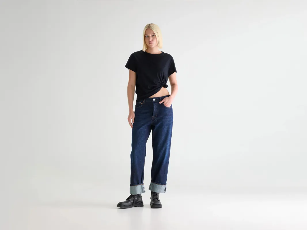 Denim N. 46 wide jeans (252 / W / RINSE) sold by Bellerose