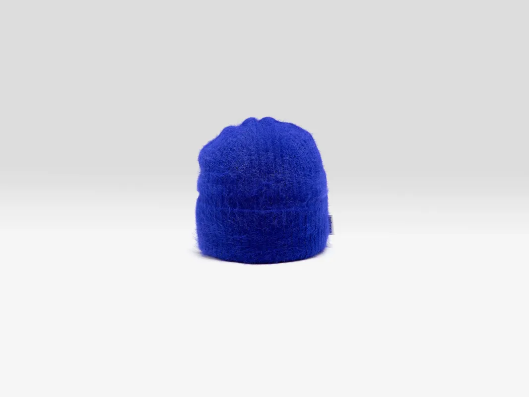 Datiz angora-blend beanie (252 / W / DELPHINIUM) sold by Bellerose