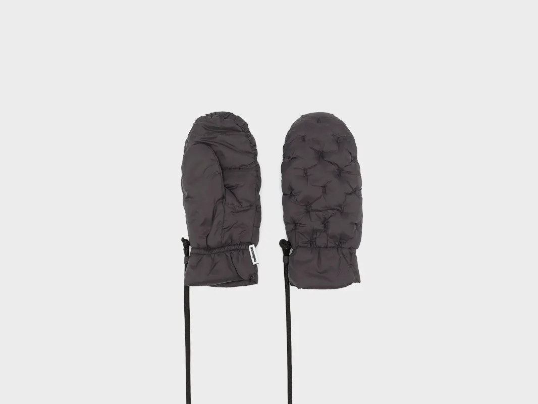Hanimo padded mittens (252 / W / BLACK SAND) made by Bellerose