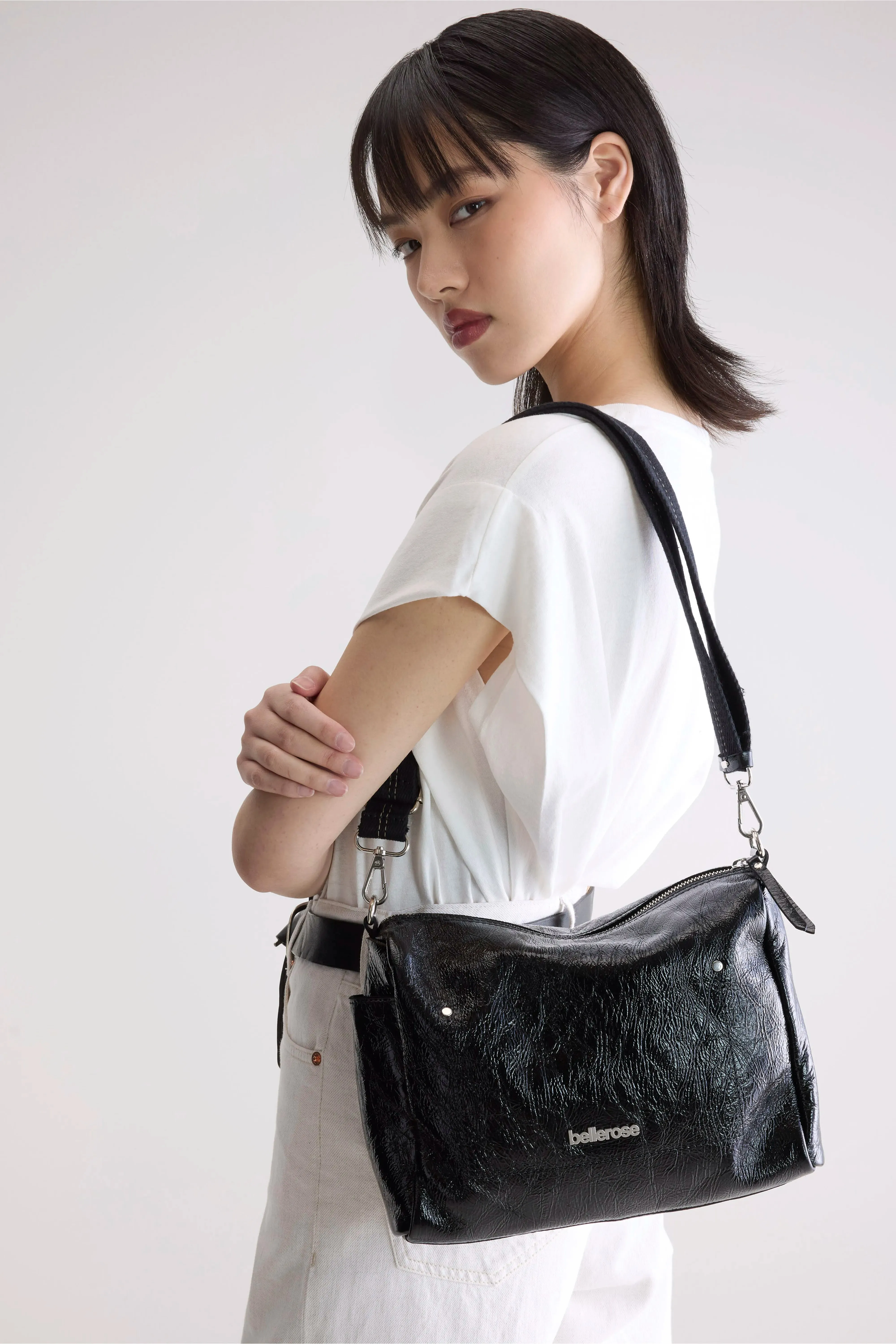 Sobel crossbody bag (252 / W / OFF BLACK) sold by Bellerose product image thumbnail 3