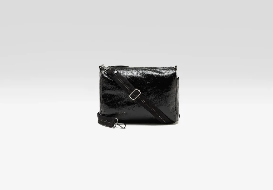 Sobel crossbody bag (252 / W / OFF BLACK) sold by Bellerose