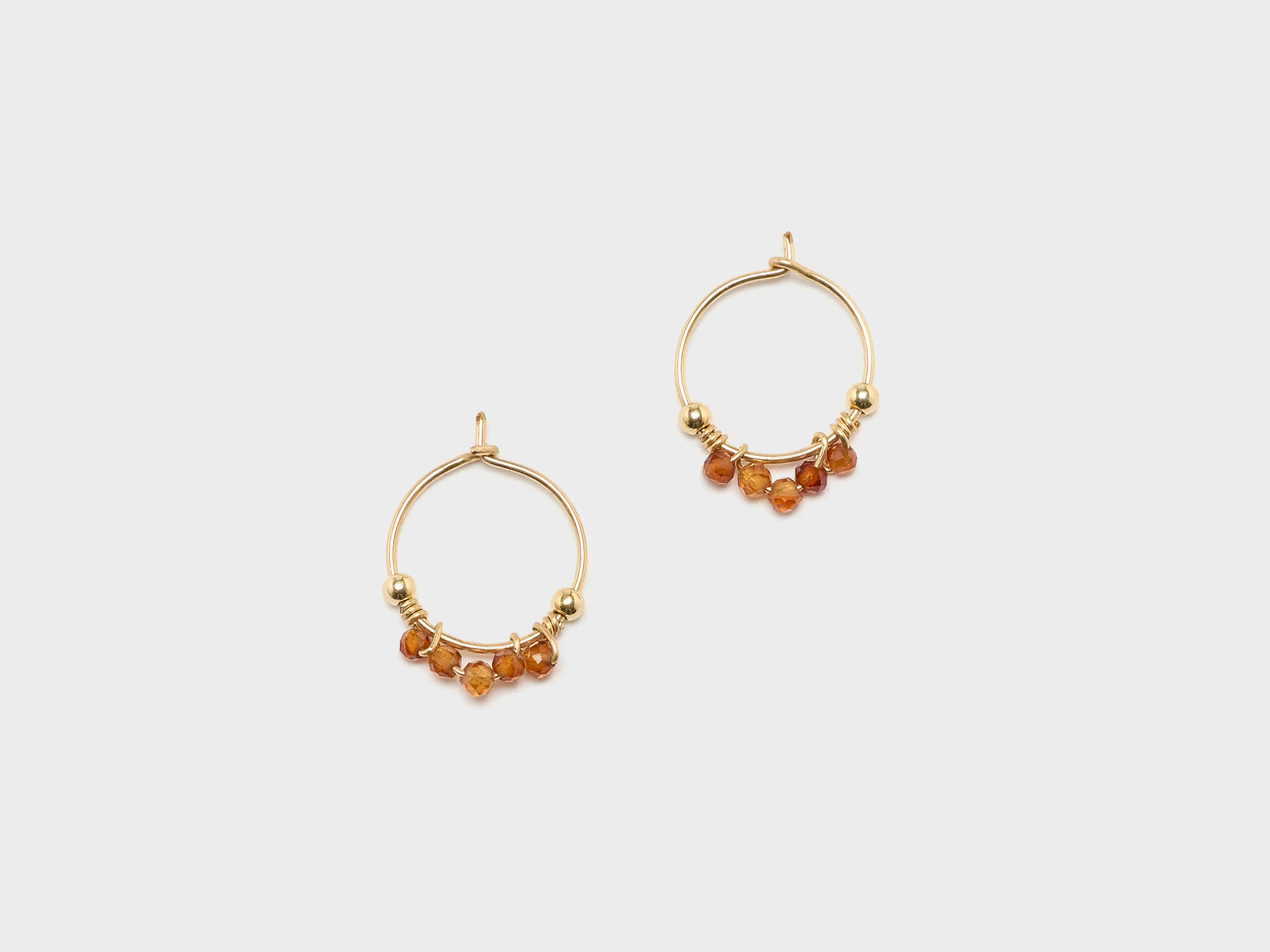 Priya Orange Hoop Earrings (252 / W / ORANGE) sold by Bellerose