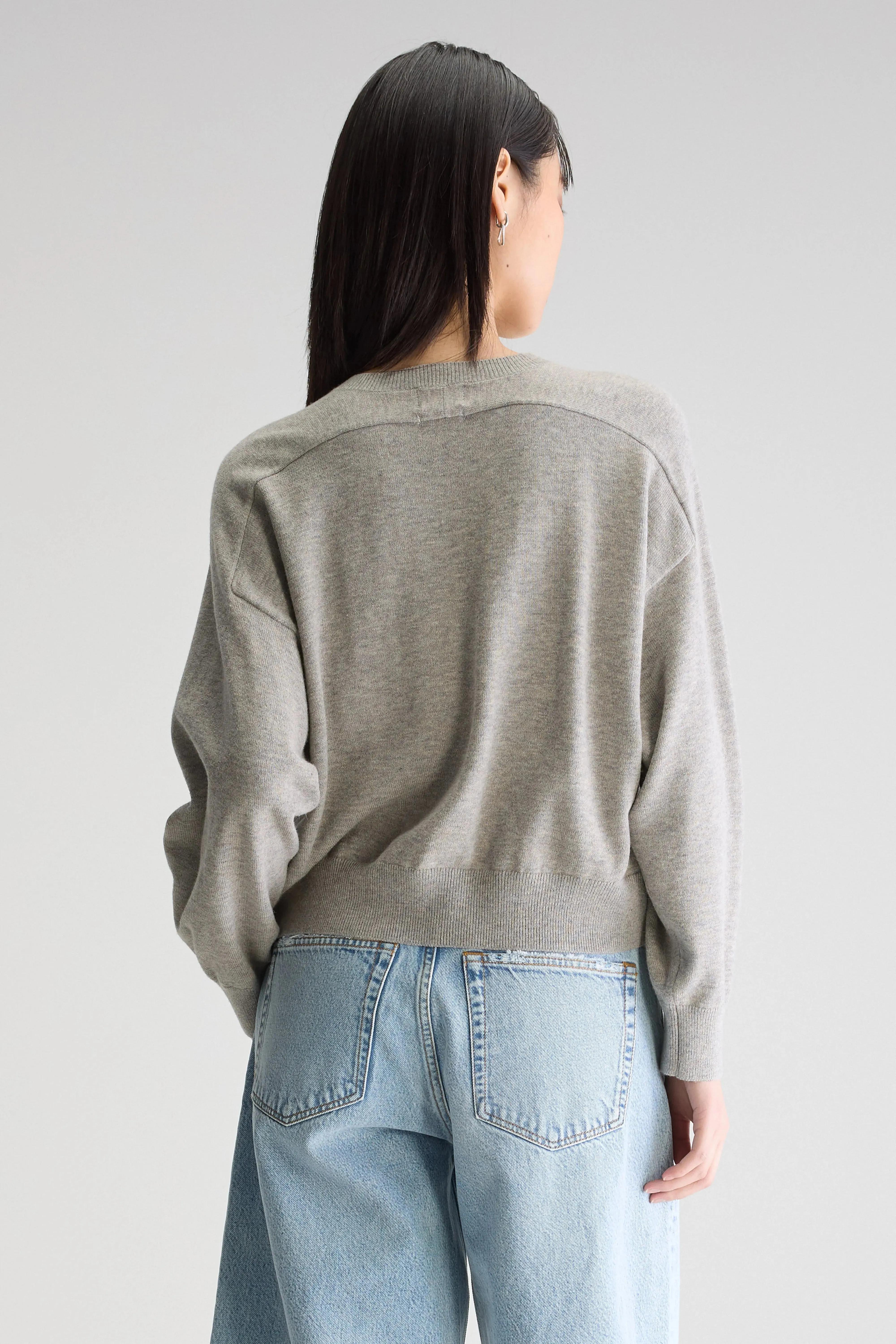 Gakor v-neck sweater (251 / W / H. GREY) sold by Bellerose product image thumbnail 4