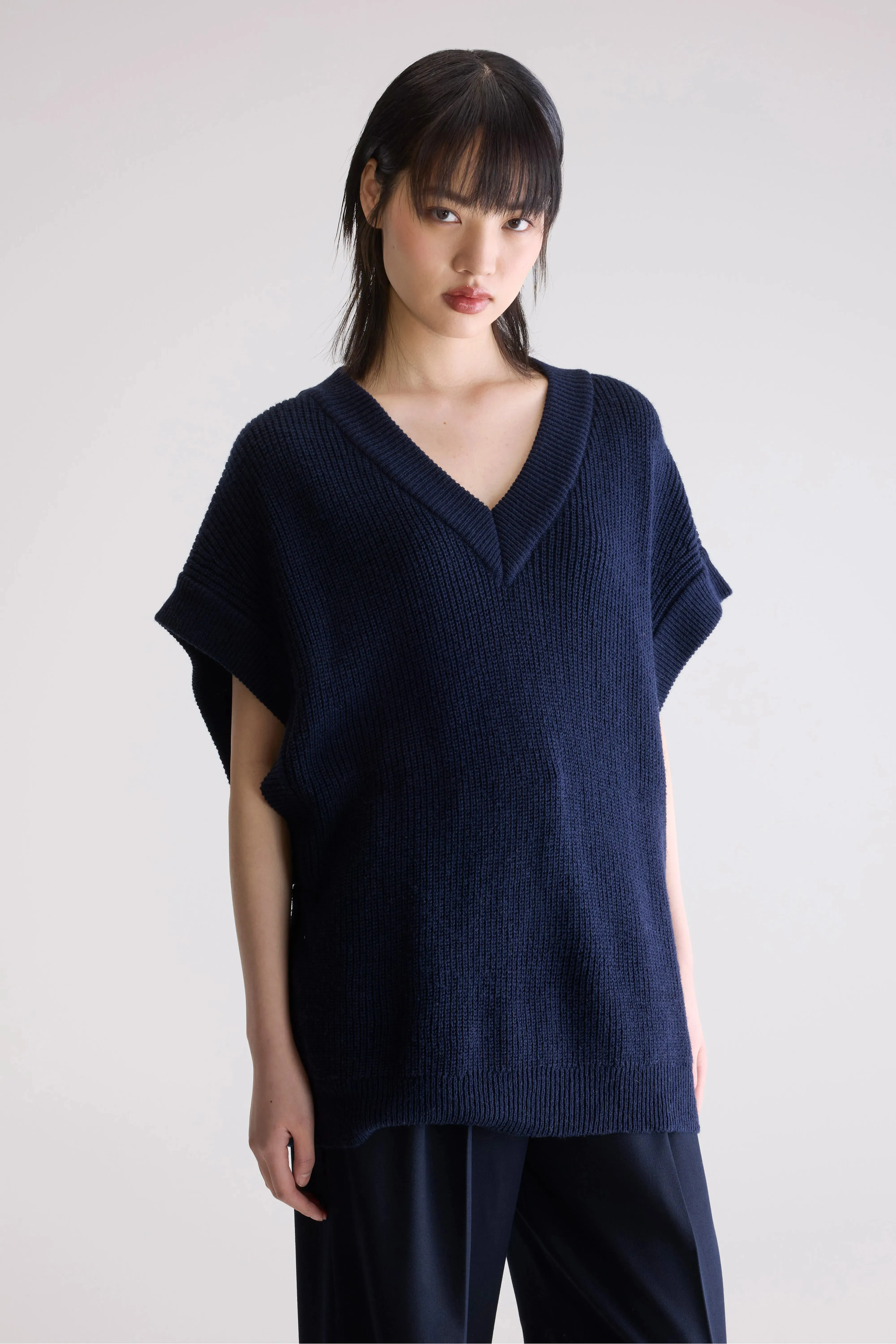 Labi sleeveless sweater (252 / W / REGAL BLUE) sold by Bellerose product image thumbnail 2