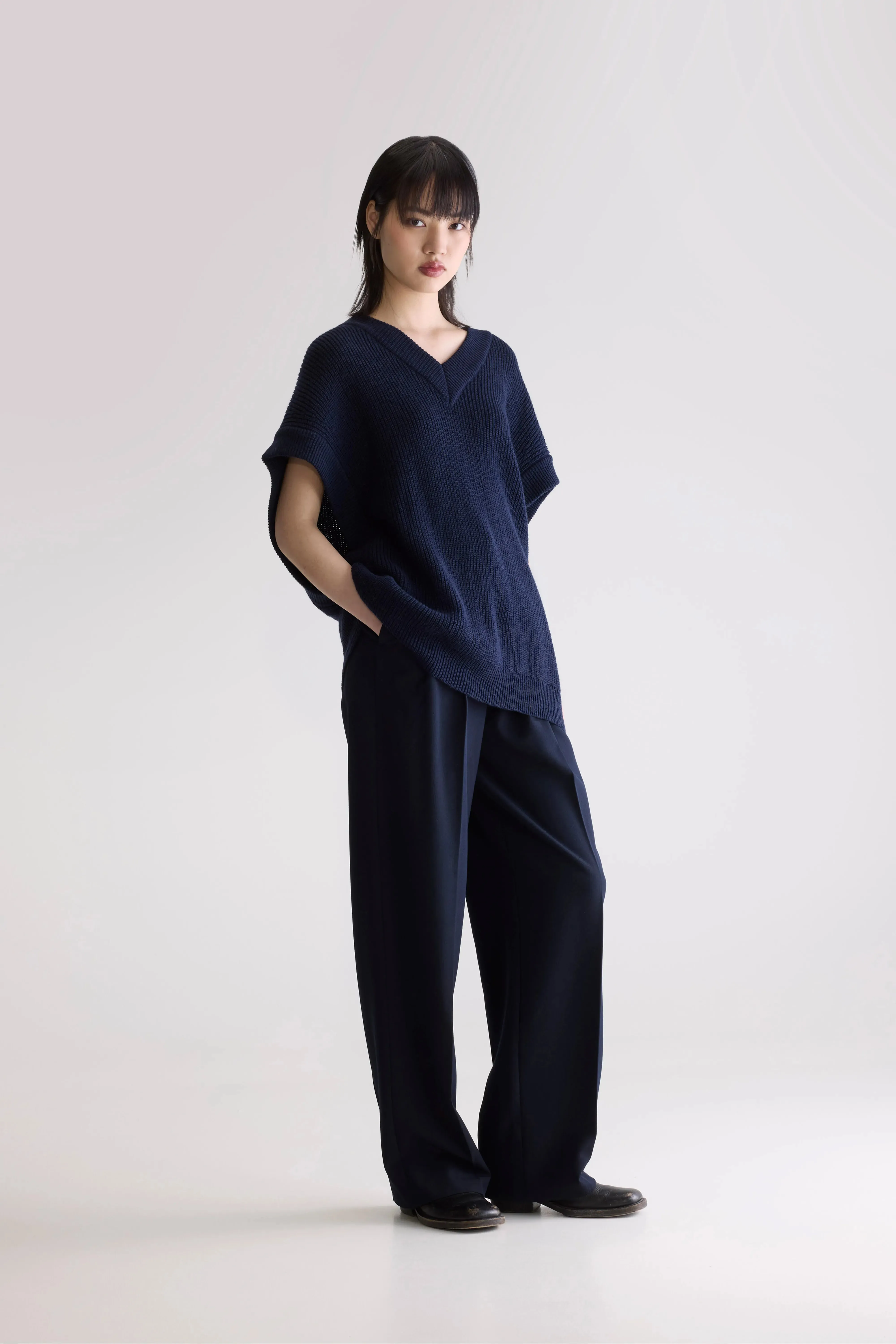 Labi sleeveless sweater (252 / W / REGAL BLUE) sold by Bellerose product image thumbnail 3