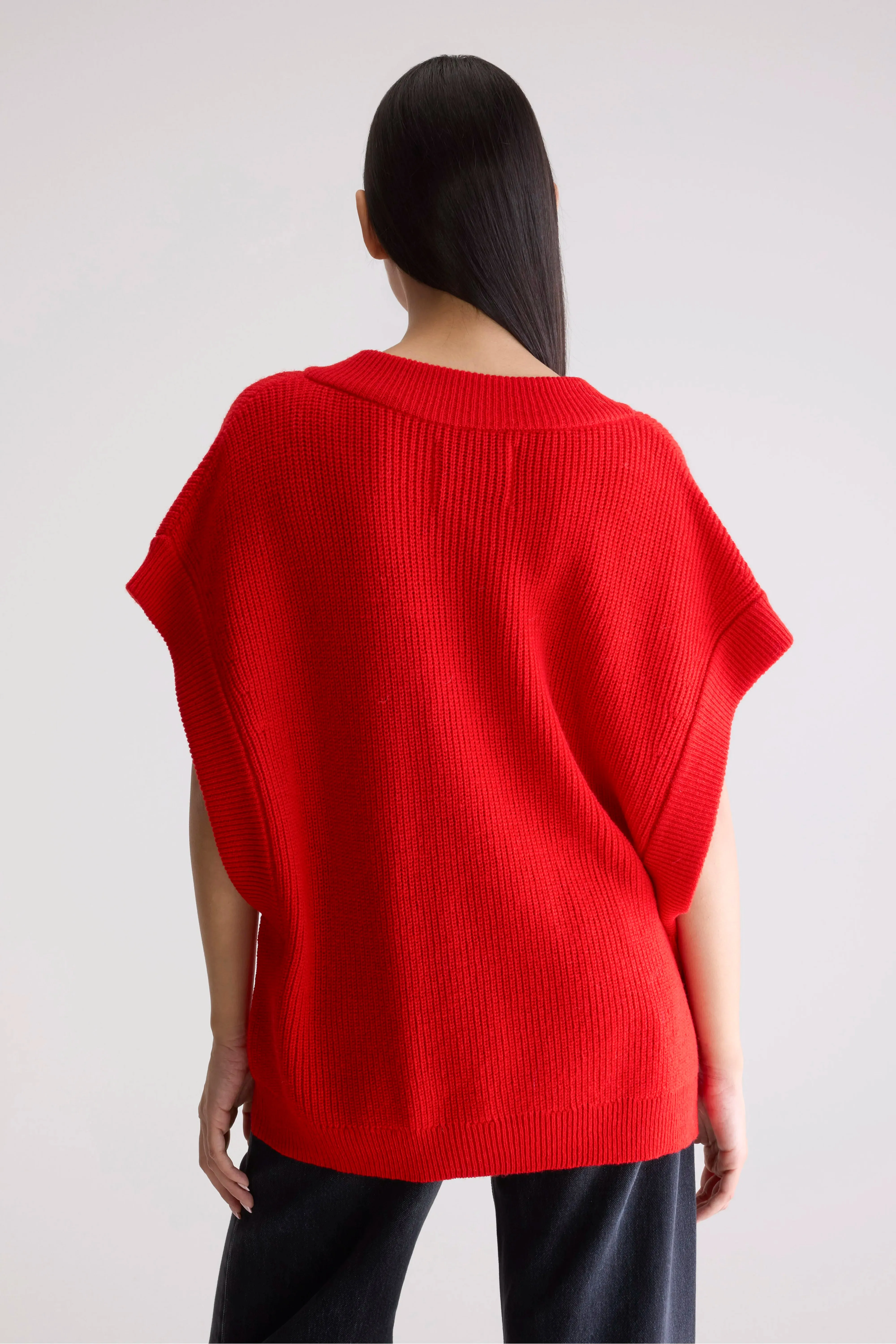 Labi sleeveless sweater (252 / W / SANGUINE) sold by Bellerose product image thumbnail 4