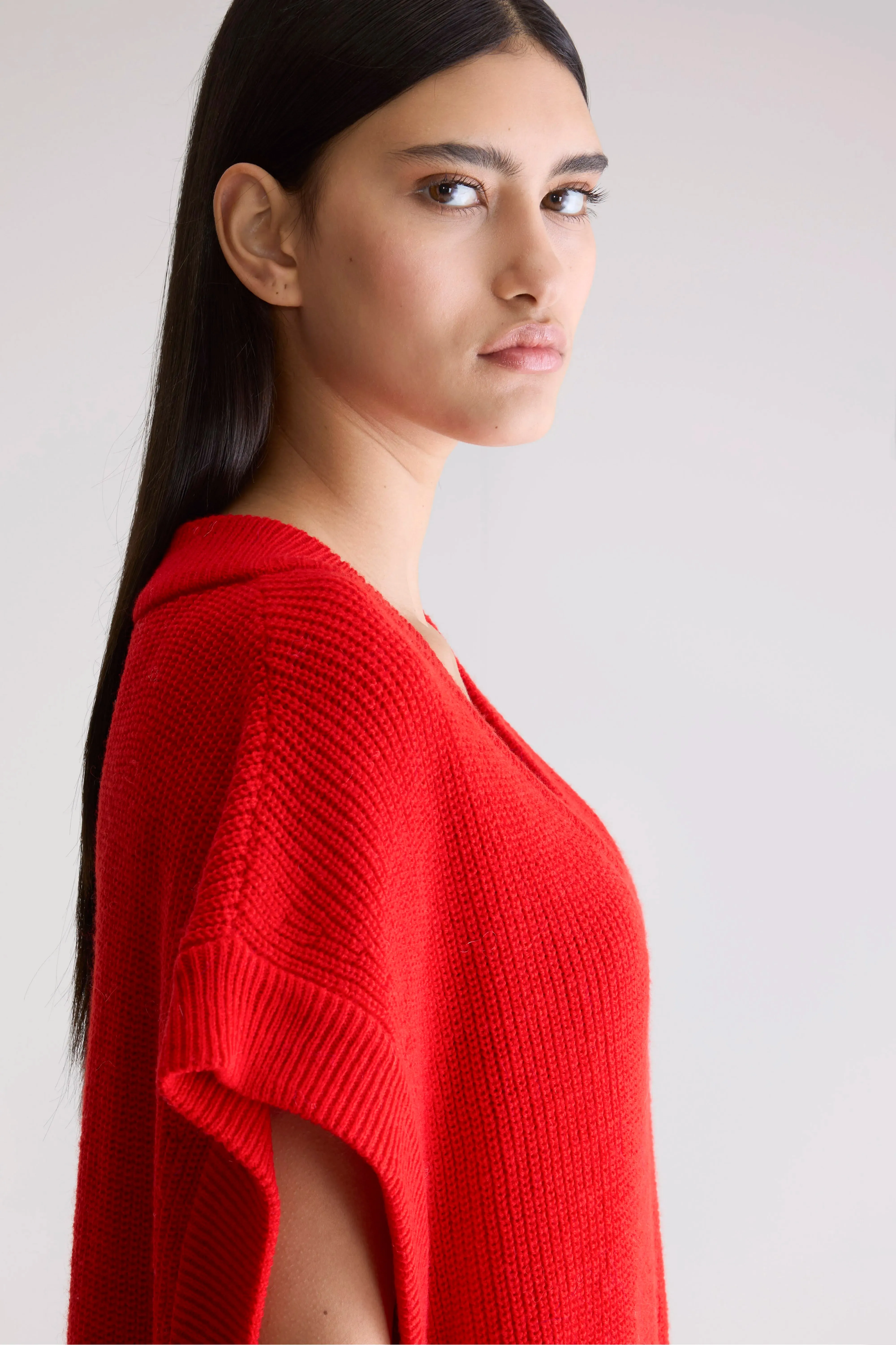 Labi sleeveless sweater (252 / W / SANGUINE) sold by Bellerose product image thumbnail 5