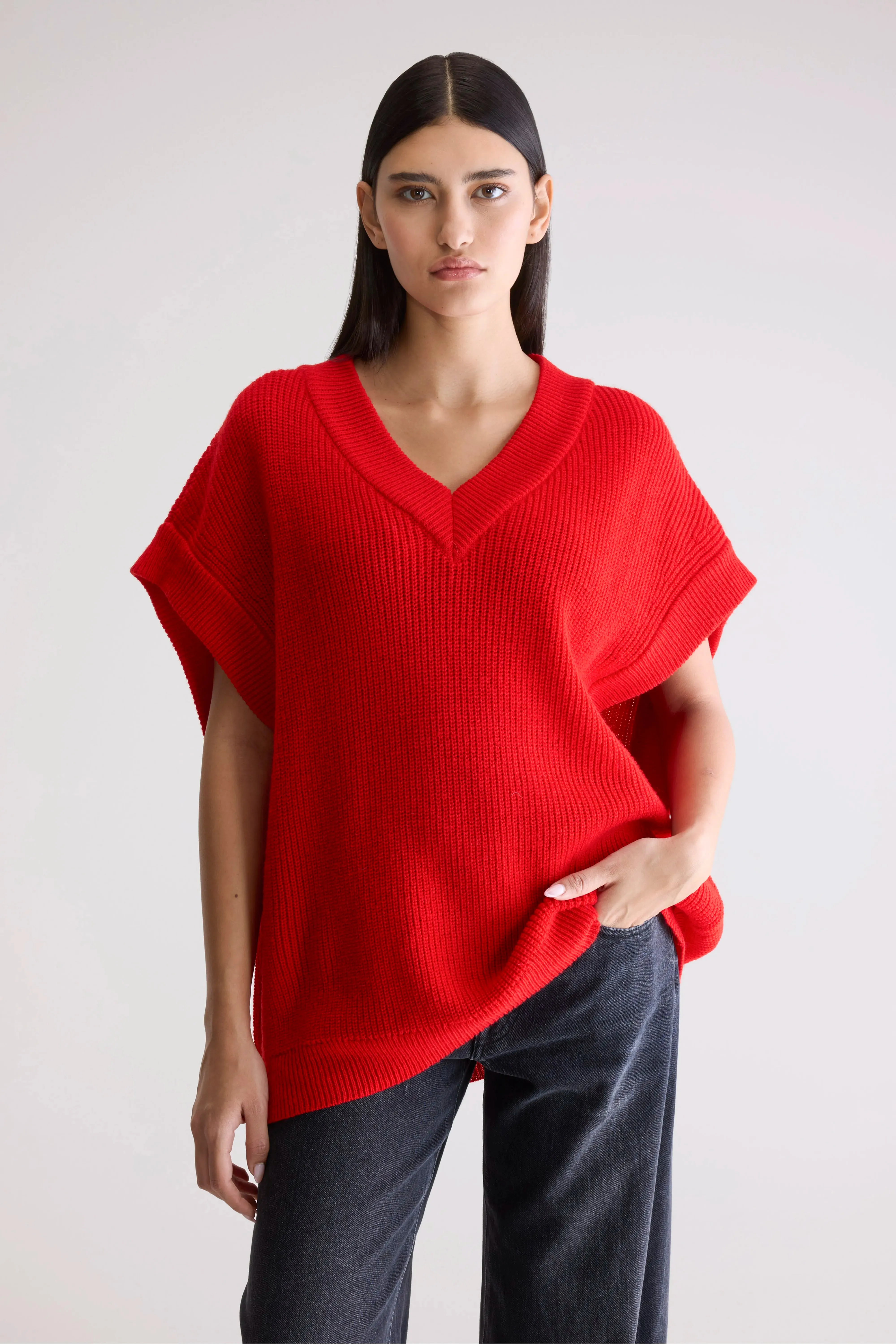 Labi sleeveless sweater (252 / W / SANGUINE) sold by Bellerose product image thumbnail 2