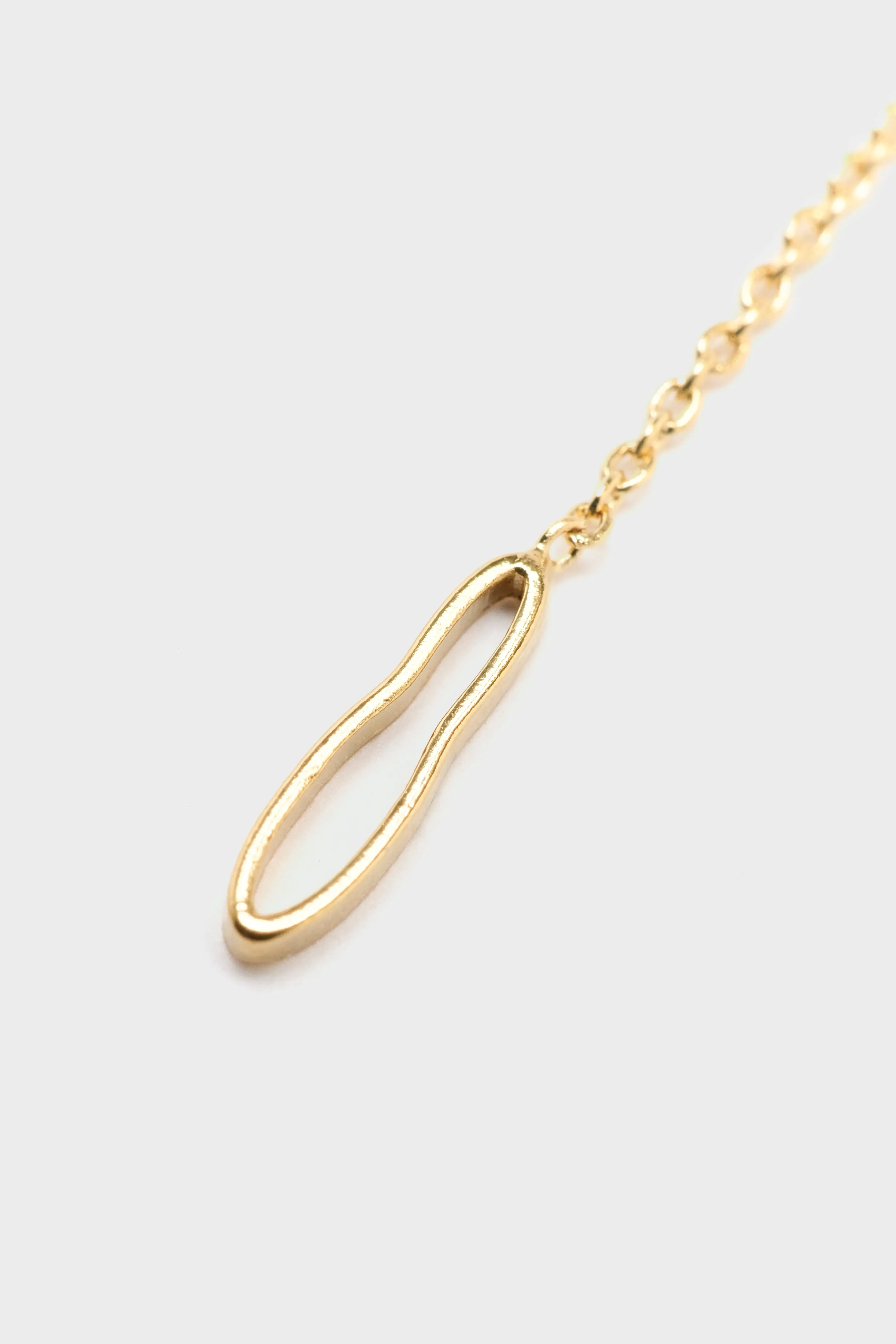 Songe Adjustable Chain Earrings (252 / W / GOLD) sold by Bellerose product image thumbnail 3