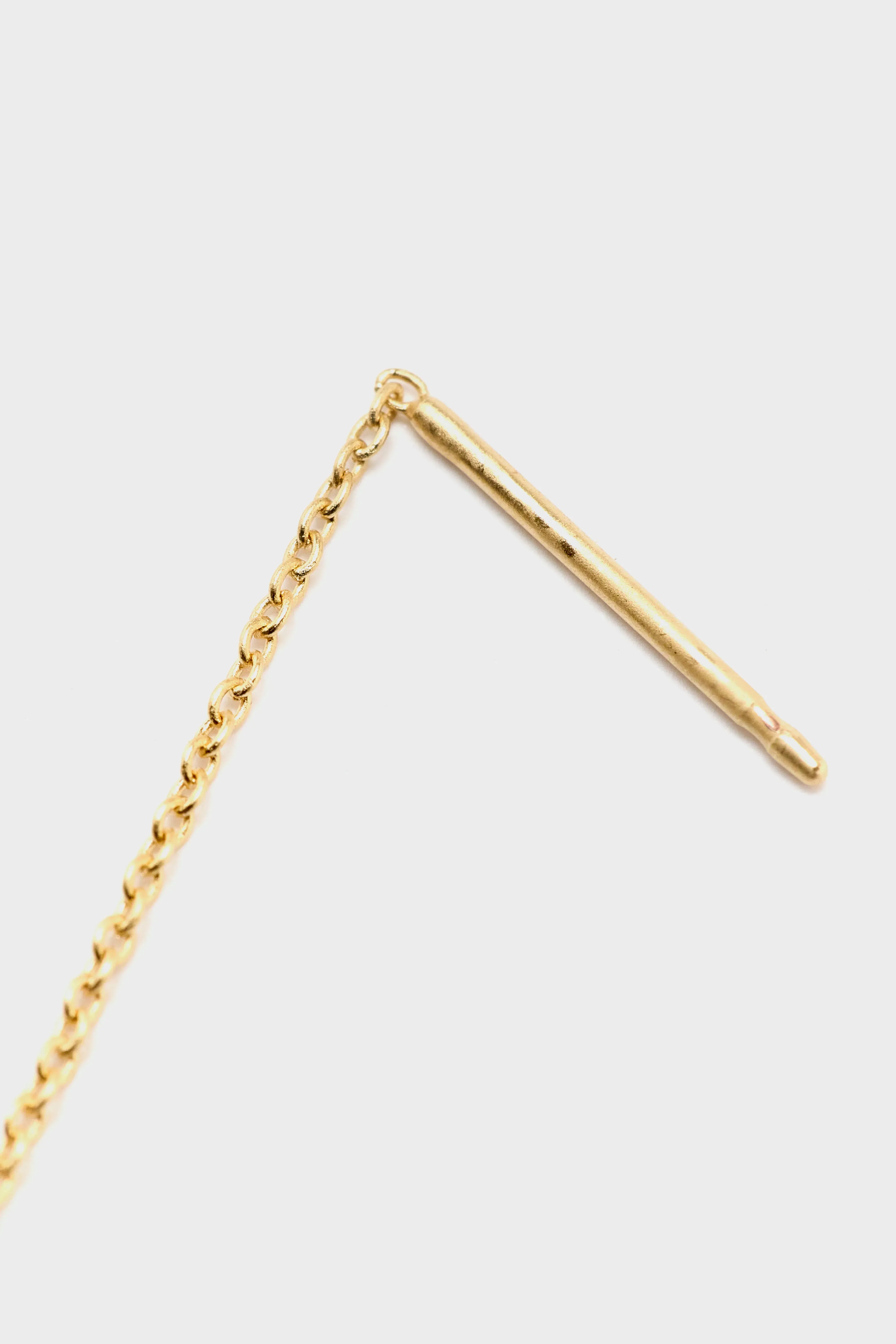 Songe Adjustable Chain Earrings (252 / W / GOLD) sold by Bellerose product image thumbnail 4