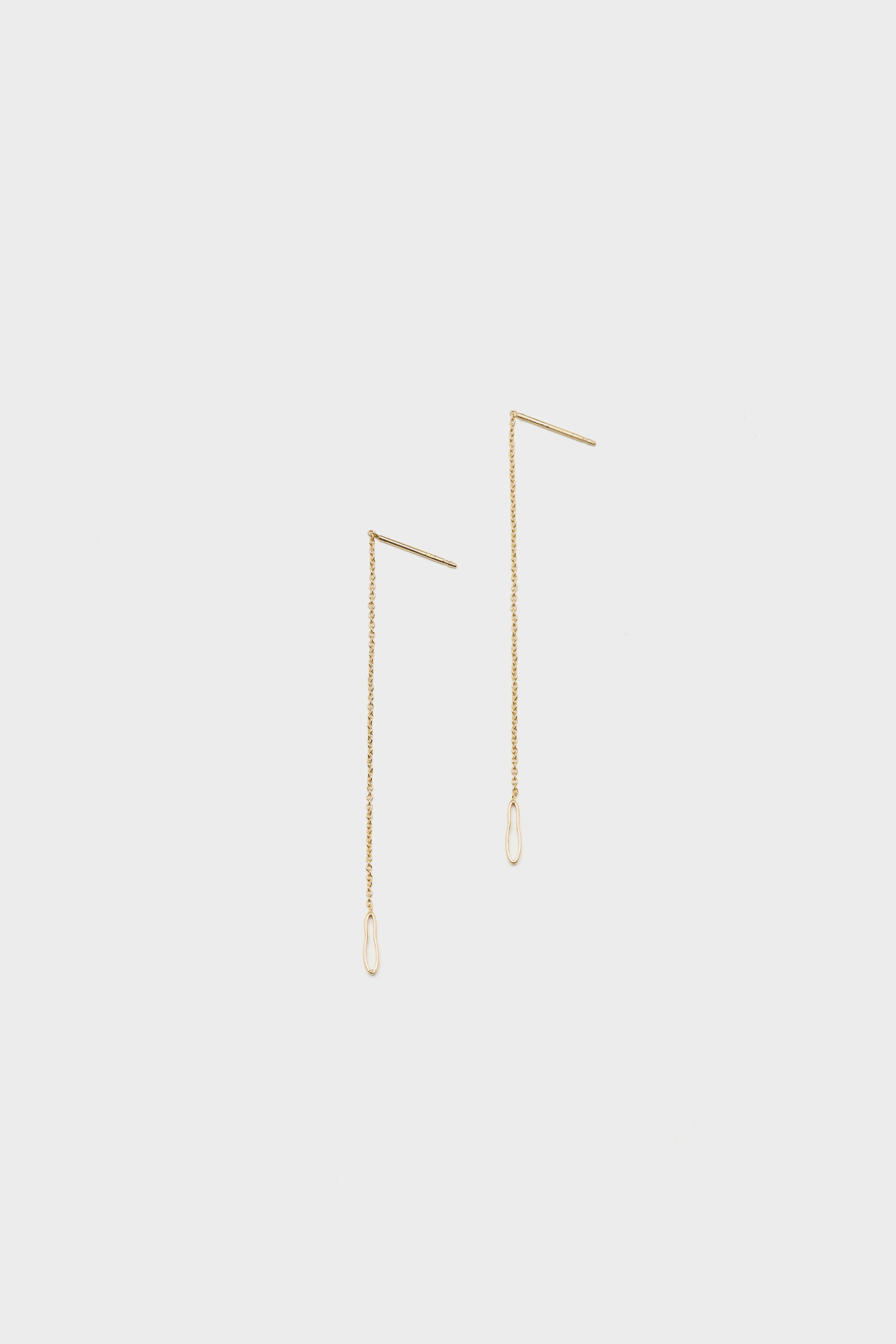 Songe Adjustable Chain Earrings (252 / W / GOLD) sold by Bellerose product image thumbnail 2