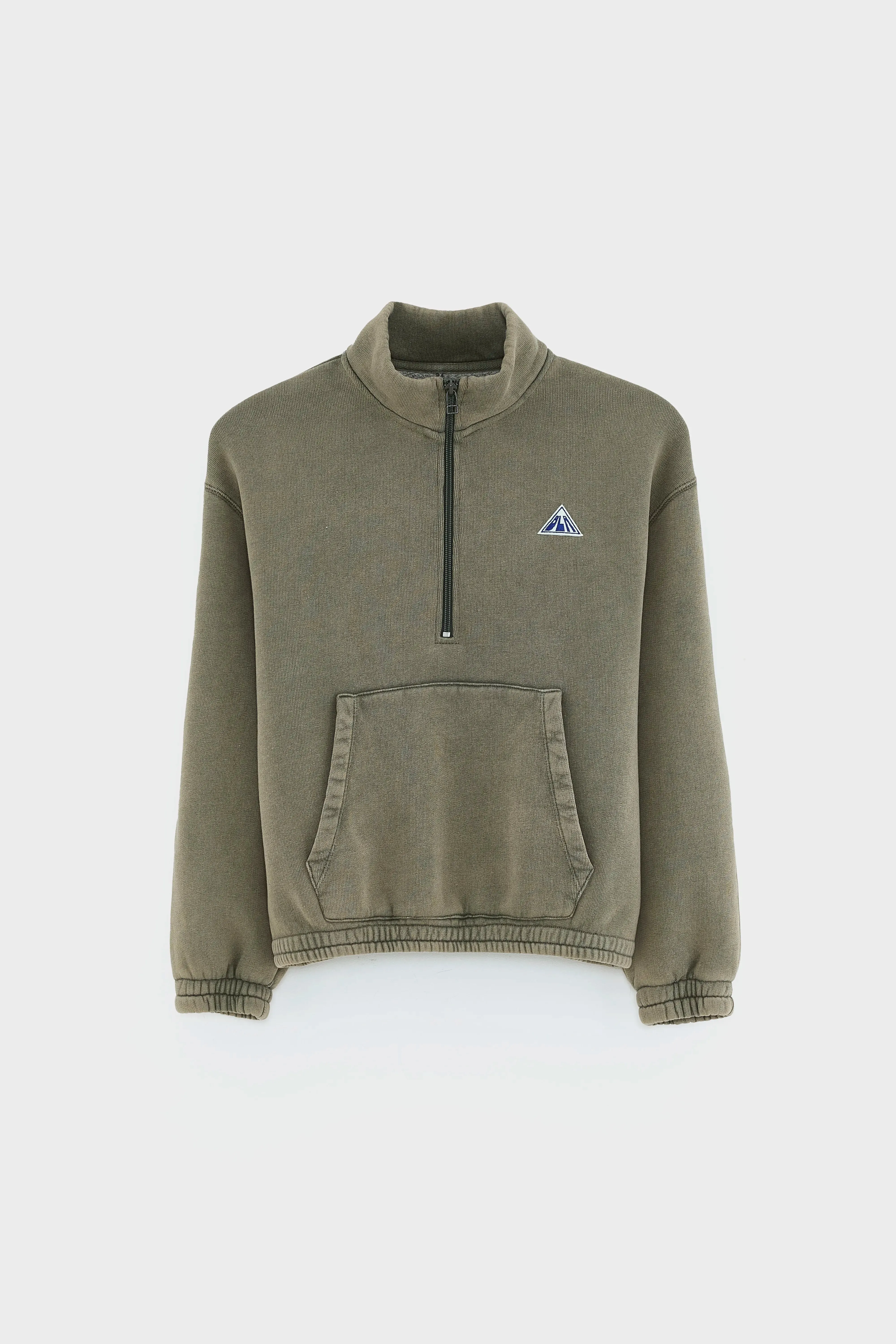 Fabril half-zipped sweatshirt (252 / B / MOSS) sold by Bellerose product image thumbnail 2