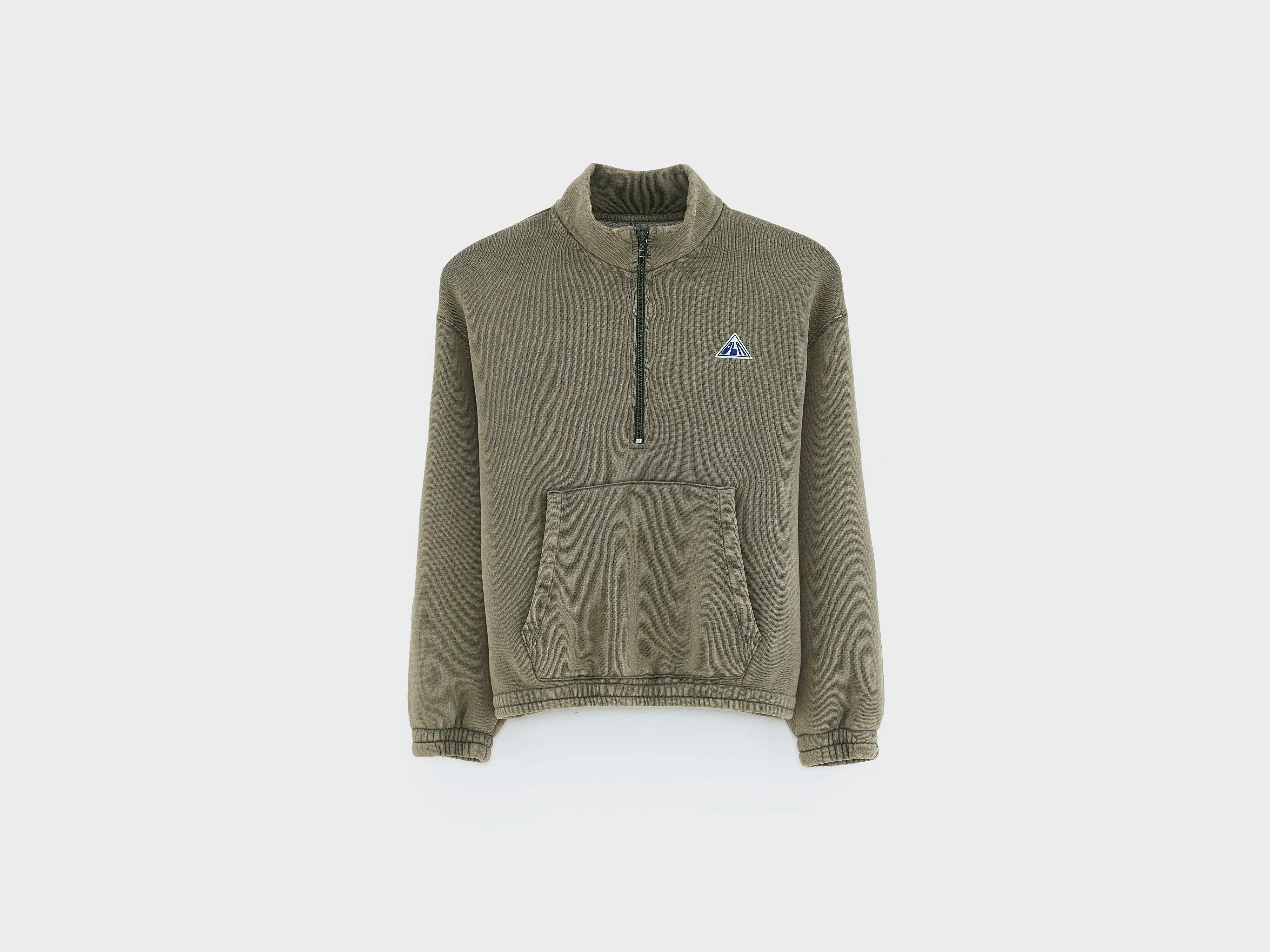 Fabril half-zipped sweatshirt (252 / B / MOSS) sold by Bellerose