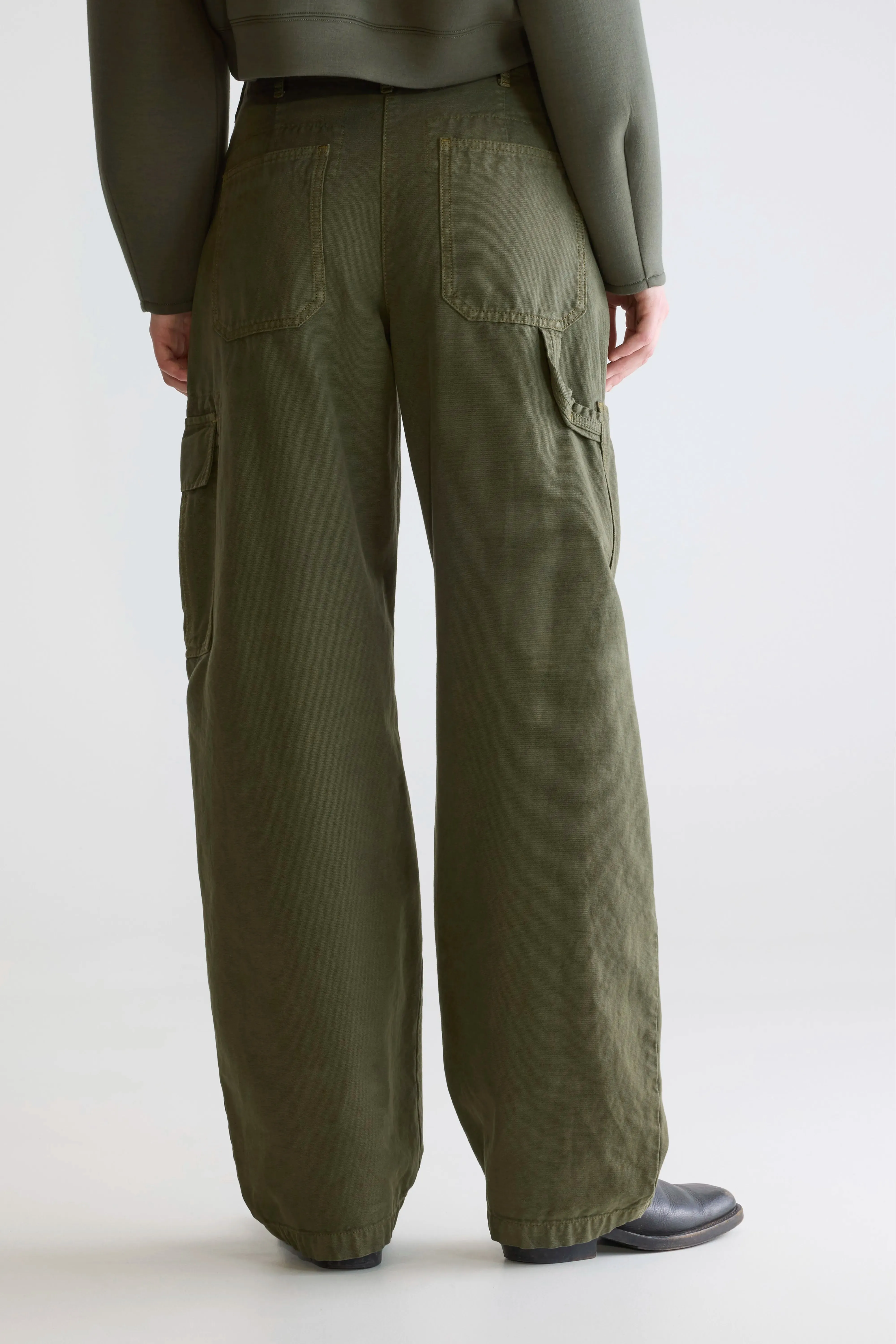 Piazza relaxed trousers (252 / W / OLIVE) sold by Bellerose product image thumbnail 4