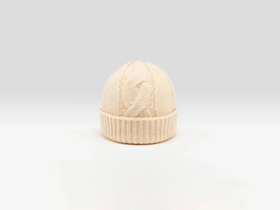 Dicat knitted beanie (252 / W / IVORY) sold by Bellerose