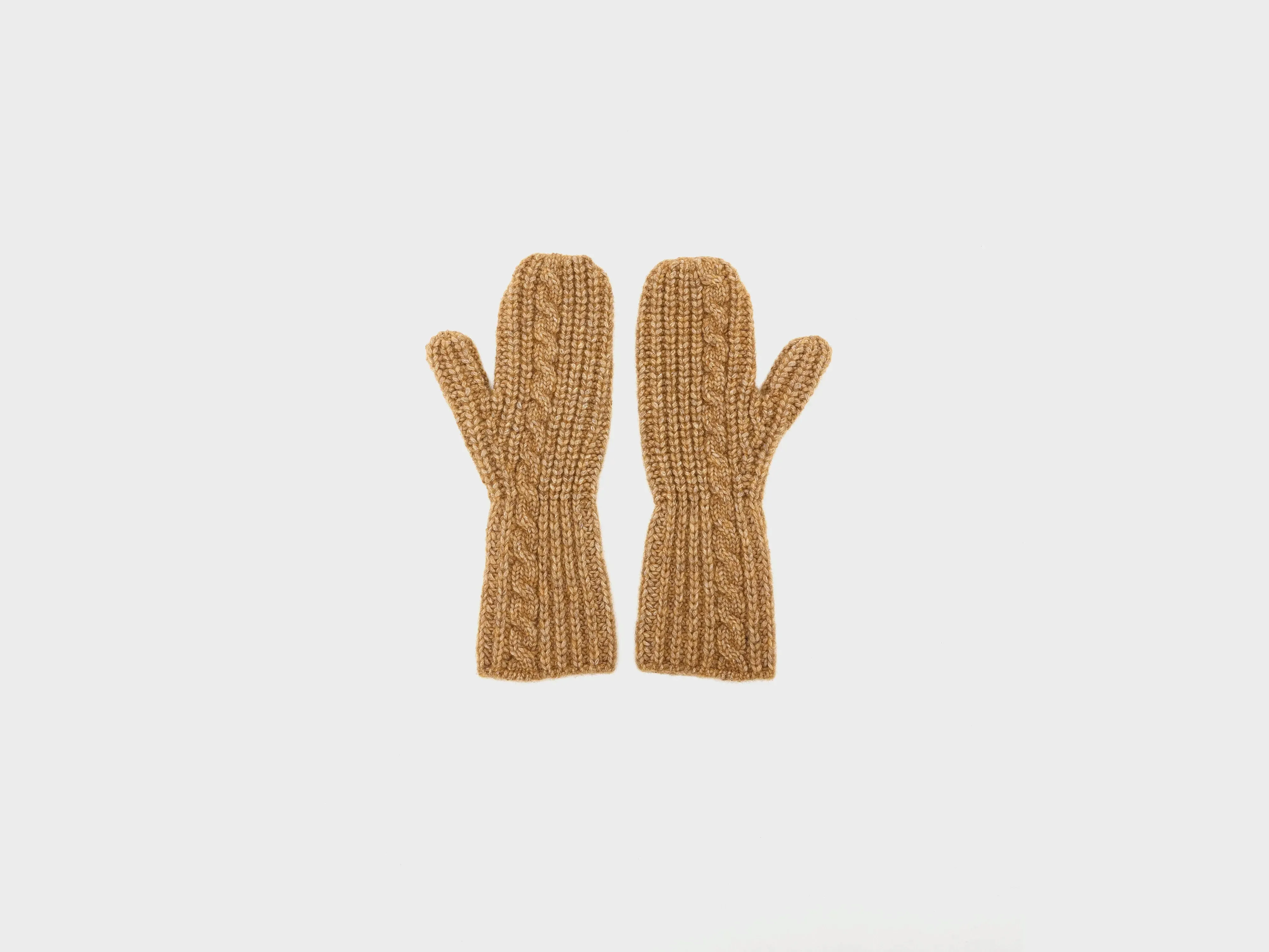 Dicaim knitted mittens (252 / W / BISCUIT) sold by Bellerose