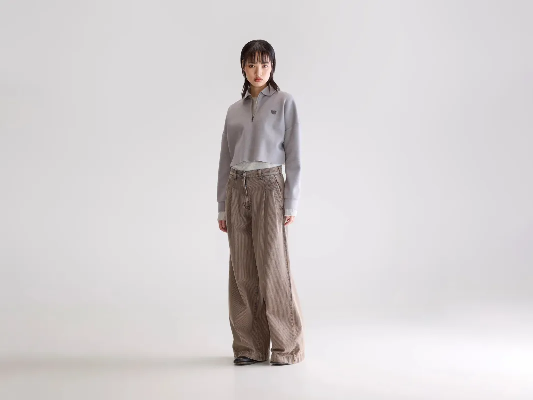 Denim N. 74 super-wide jeans (252 / W / STRIPE C) sold by Bellerose