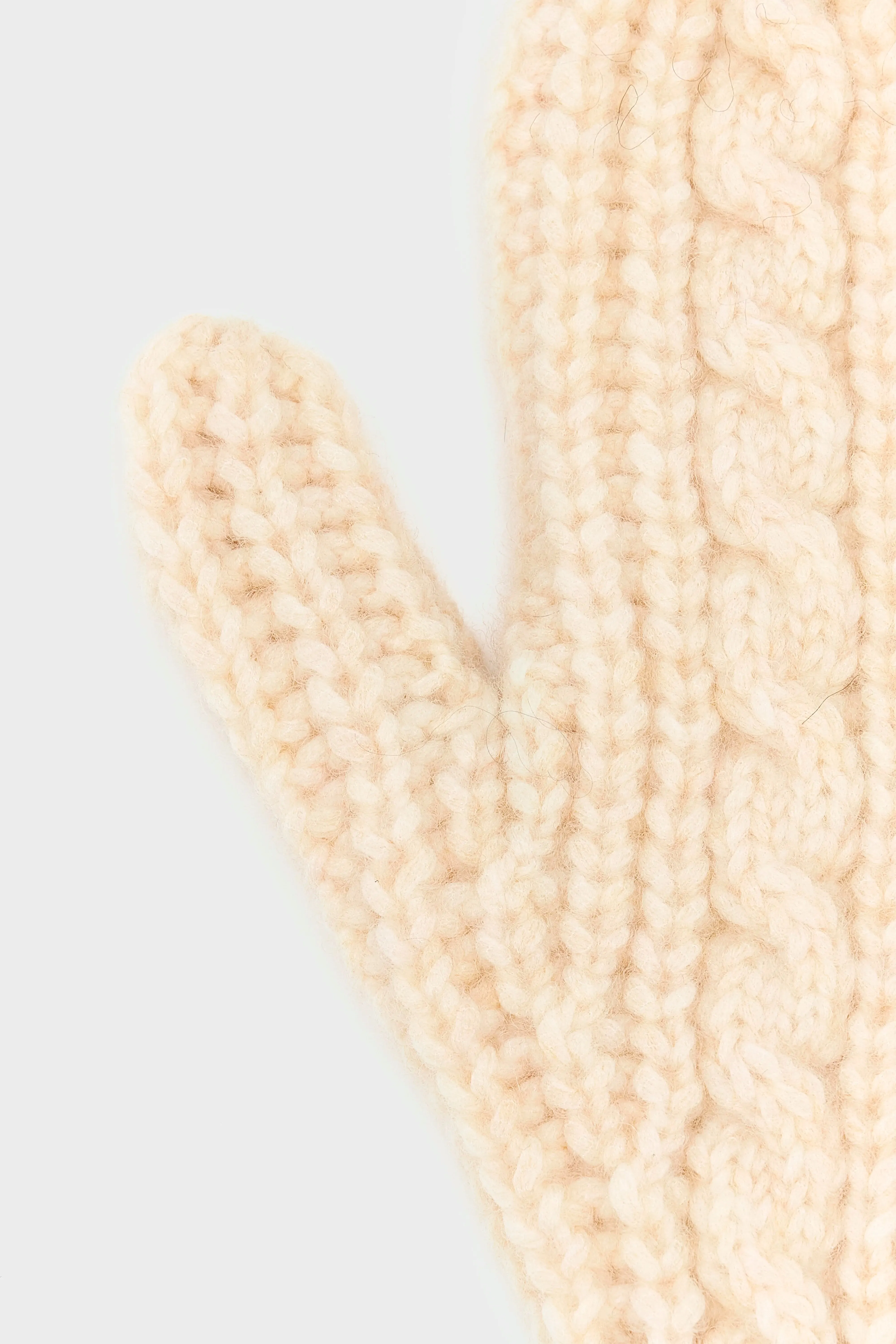 Dicaim knitted mittens (252 / W / IVORY) sold by Bellerose product image thumbnail 3