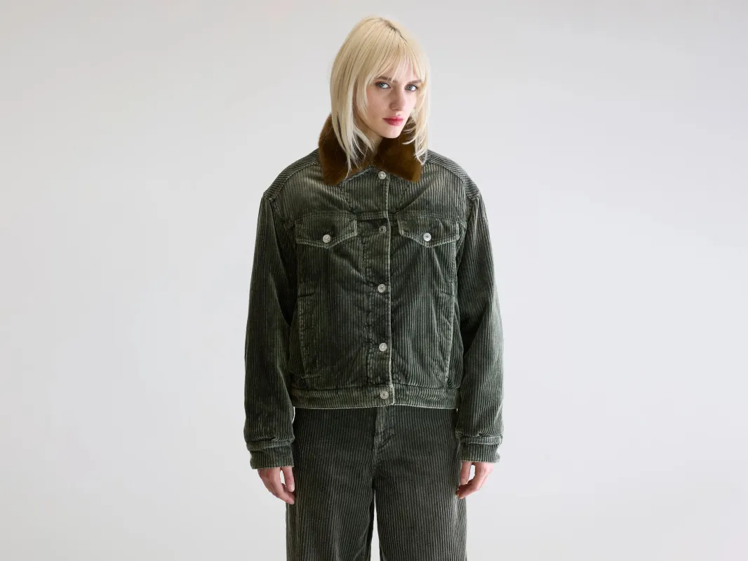 Payne corduroy jacket (252 / W / SAGE) sold by Bellerose
