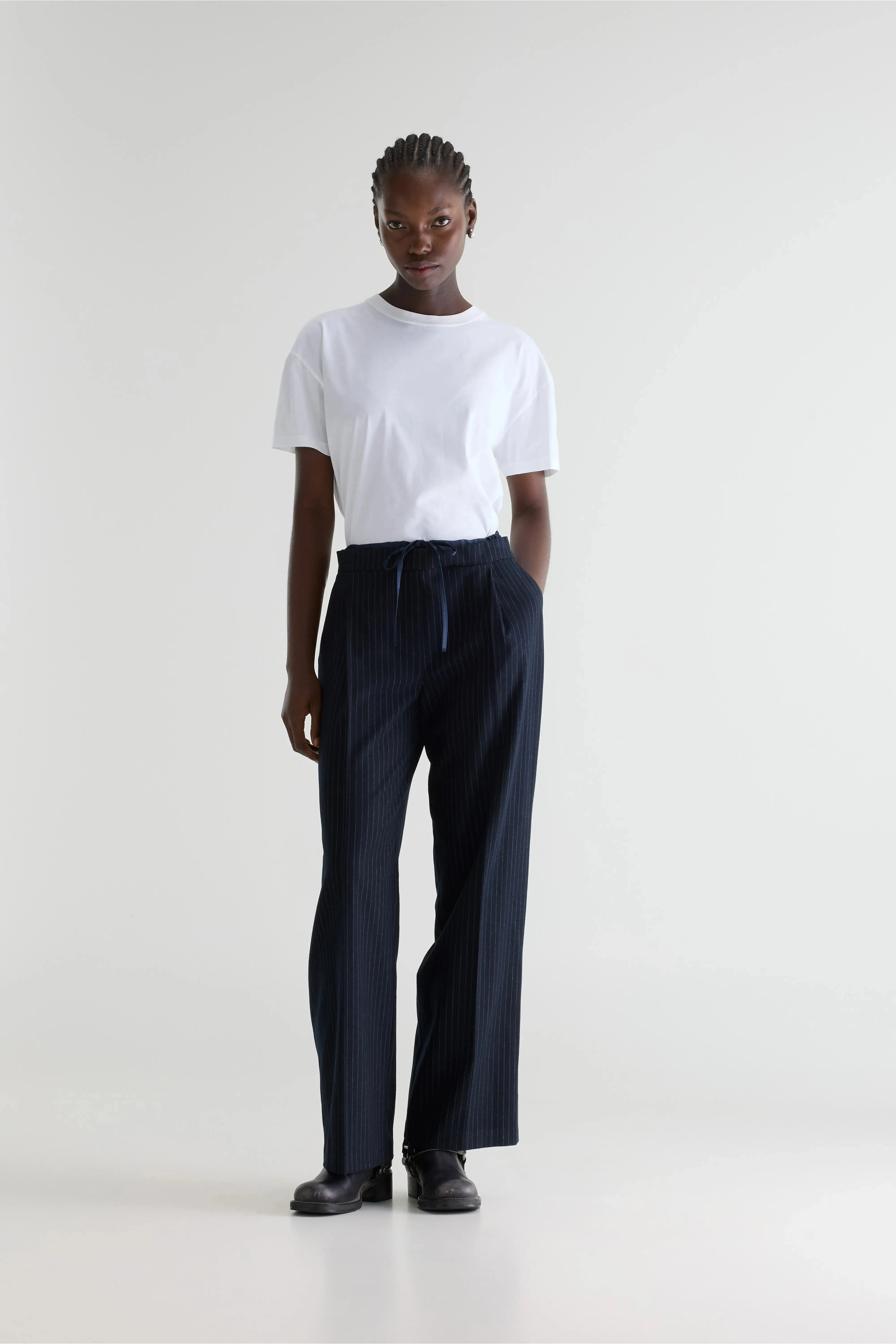 Turin formal trousers (252 / W / STRIPE A) sold by Bellerose product image thumbnail 2