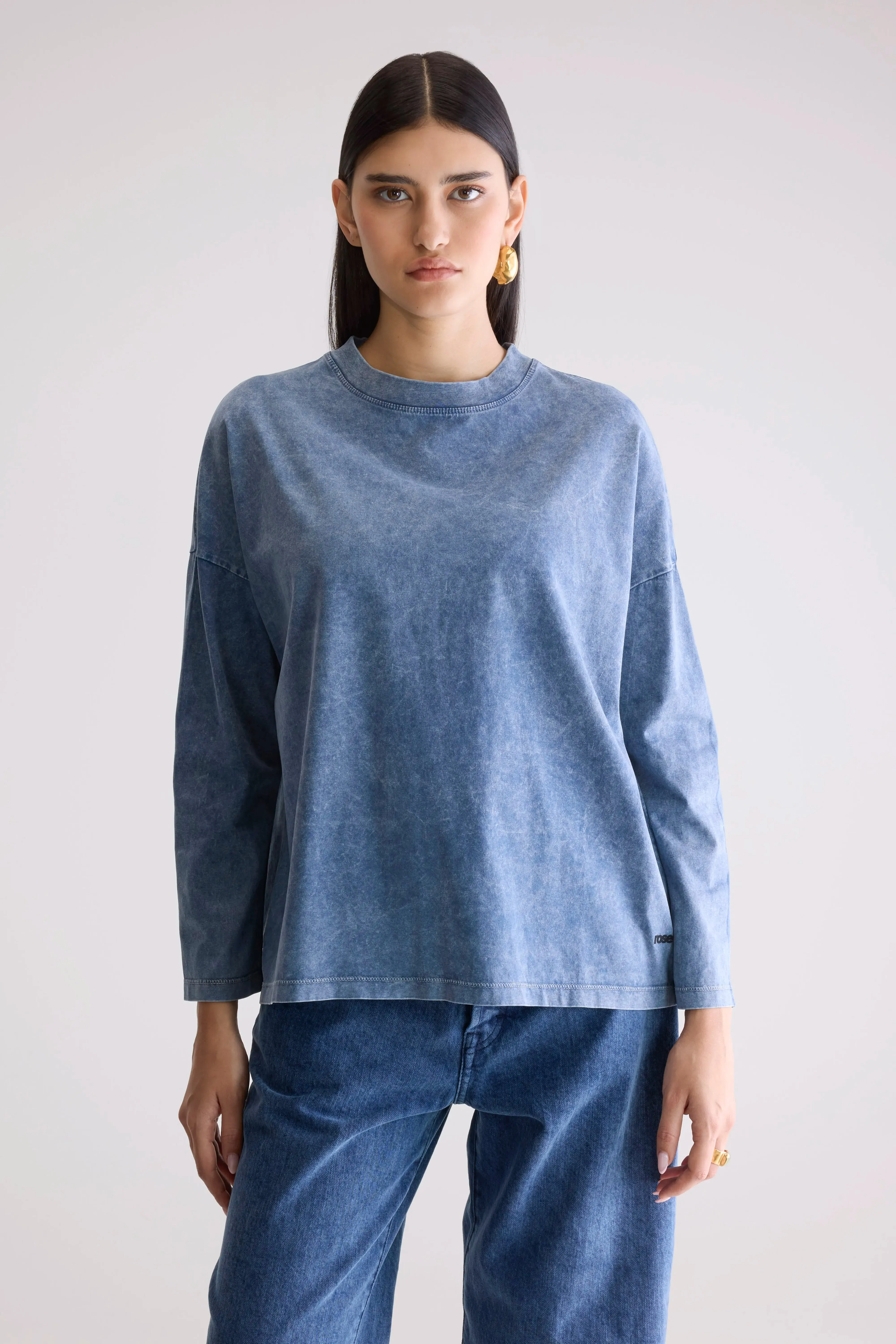 Filio long sleeve t-shirt (252 / W / BLUE JEANS) sold by Bellerose product image thumbnail 2
