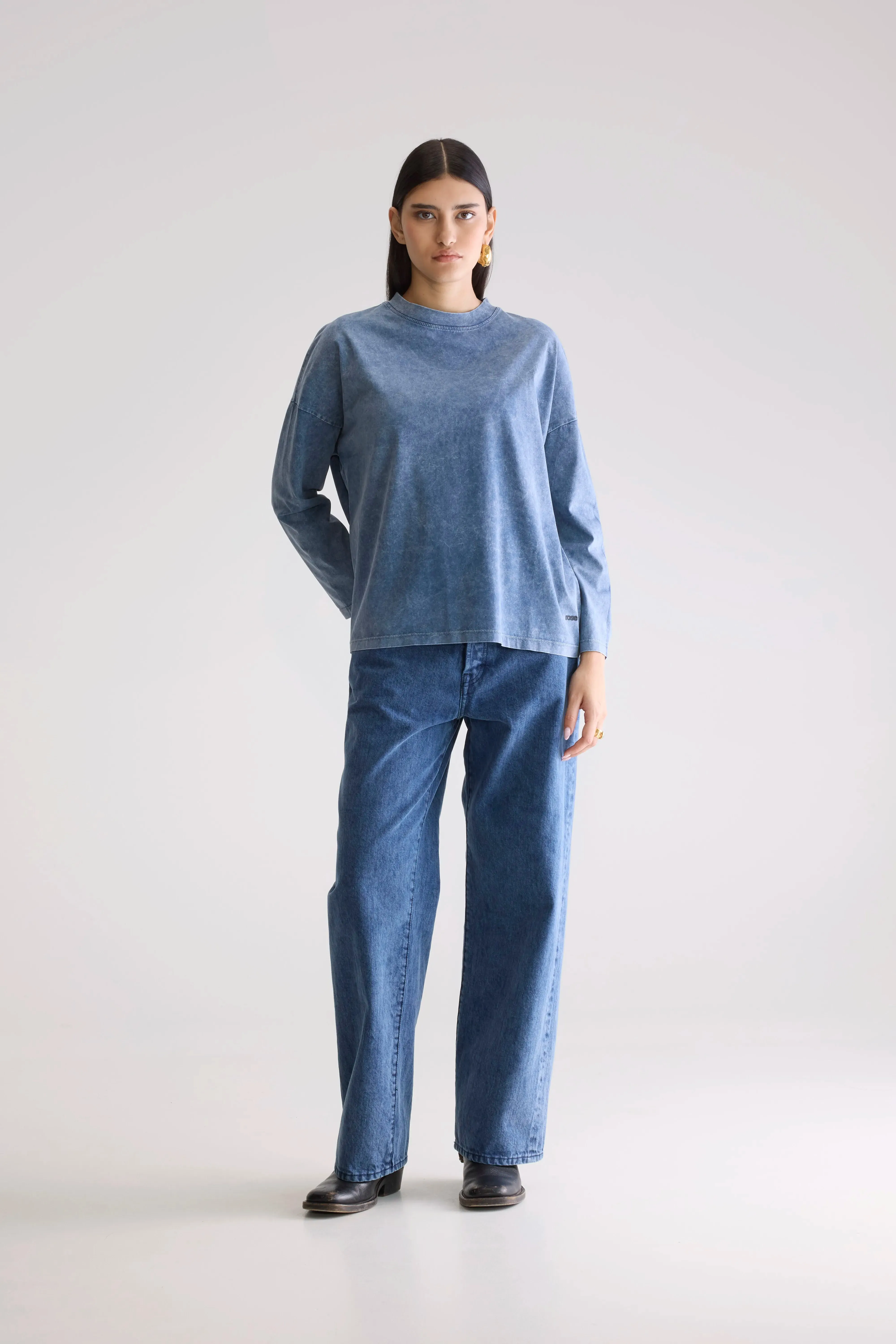 Filio long sleeve t-shirt (252 / W / BLUE JEANS) sold by Bellerose product image thumbnail 3