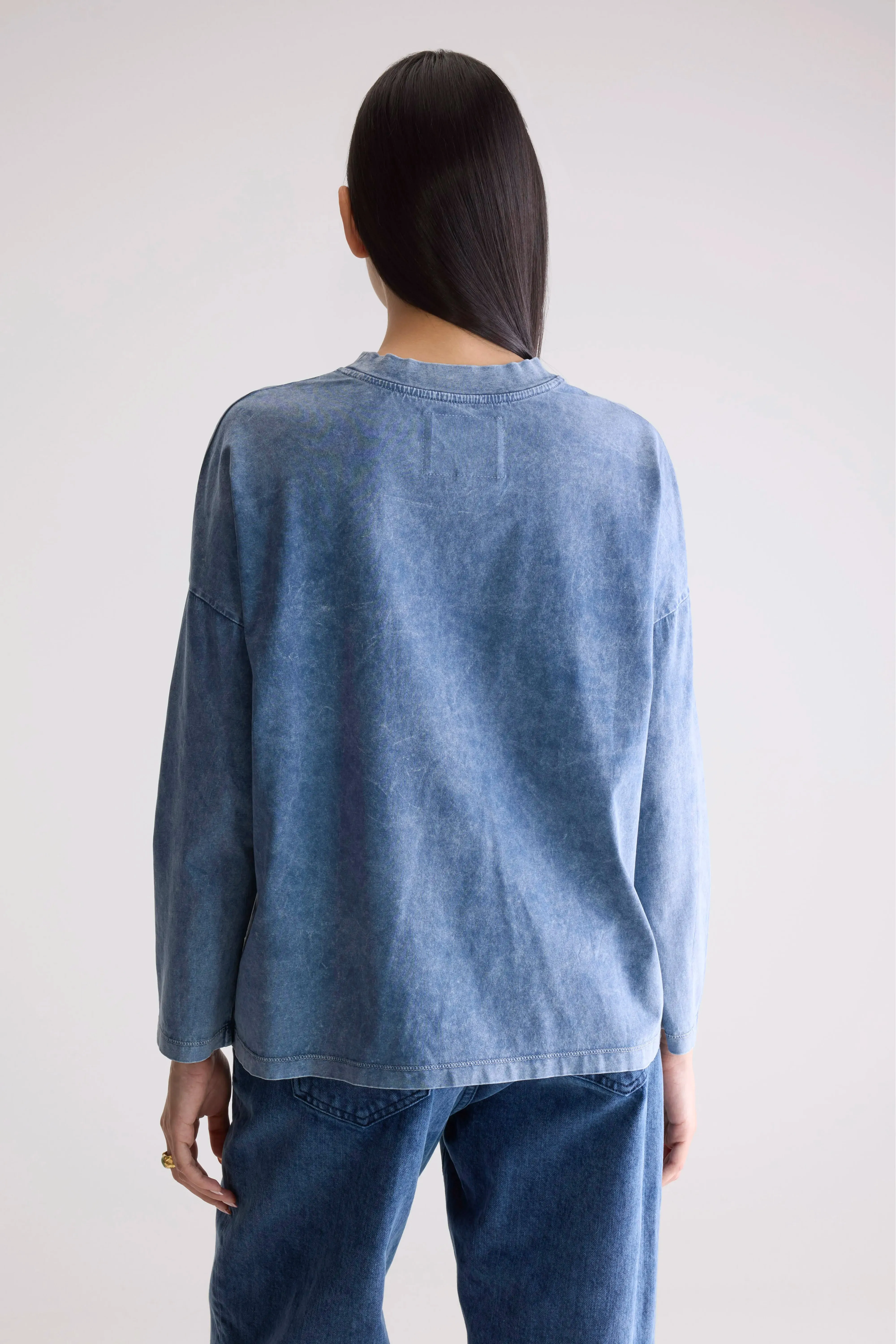 Filio long sleeve t-shirt (252 / W / BLUE JEANS) sold by Bellerose product image thumbnail 4