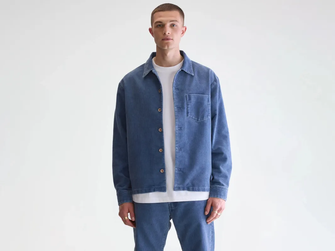 Goney corduroy overshirt (252 / M / CRYSTAL) sold by Bellerose