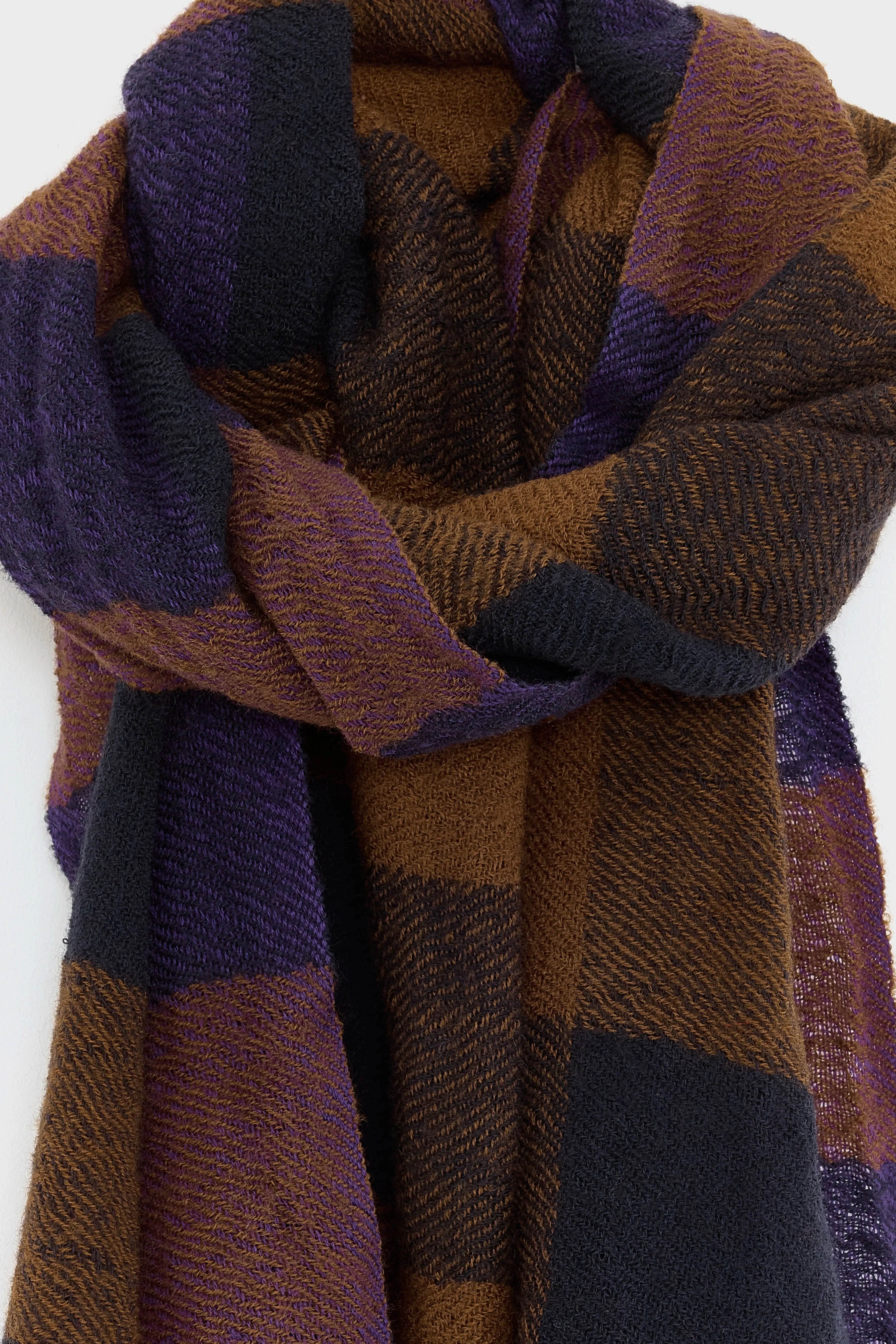 Sidor checked scarf (252 / W / CHECK C) sold by Bellerose product image thumbnail 4