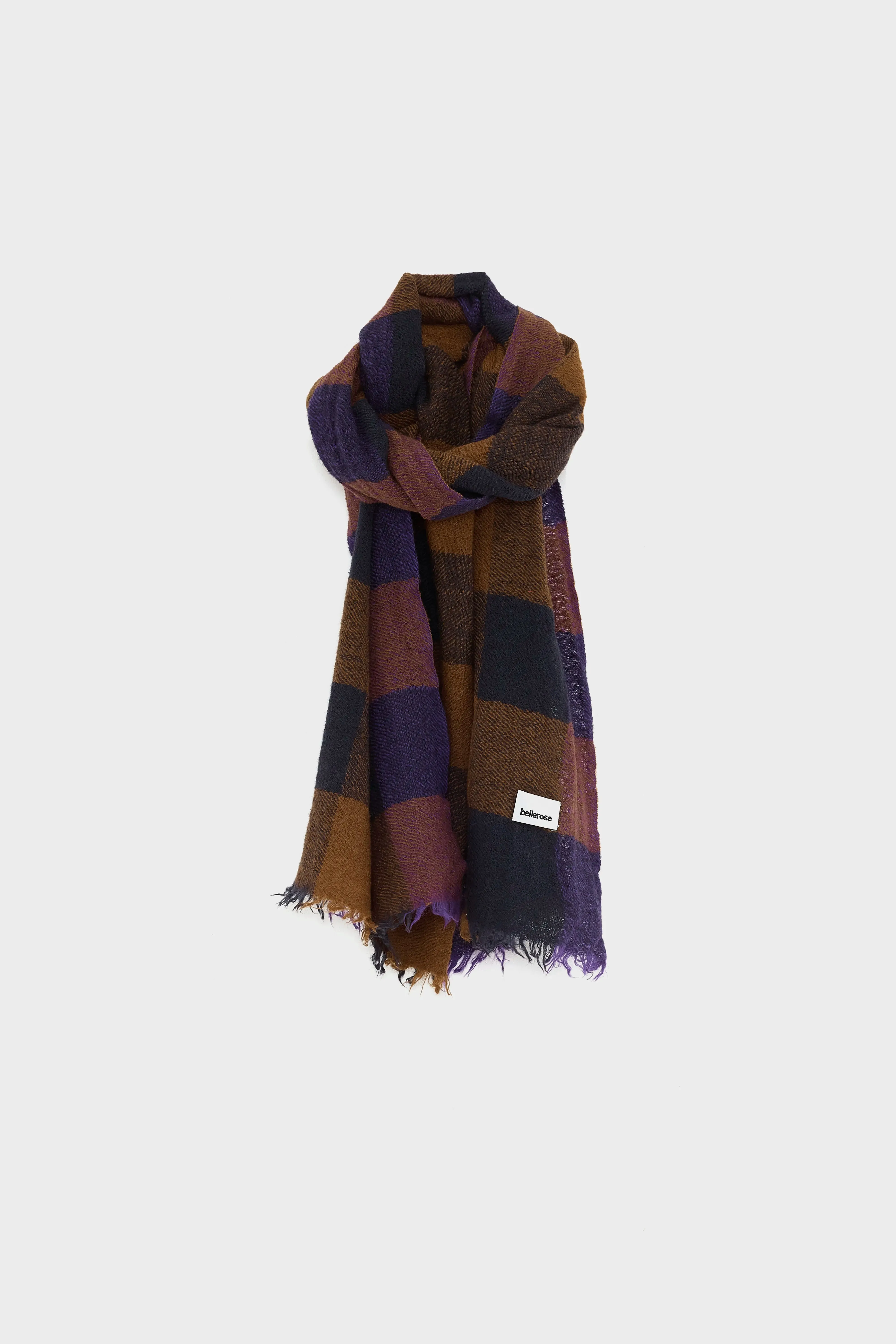 Sidor checked scarf (252 / W / CHECK C) sold by Bellerose product image thumbnail 3