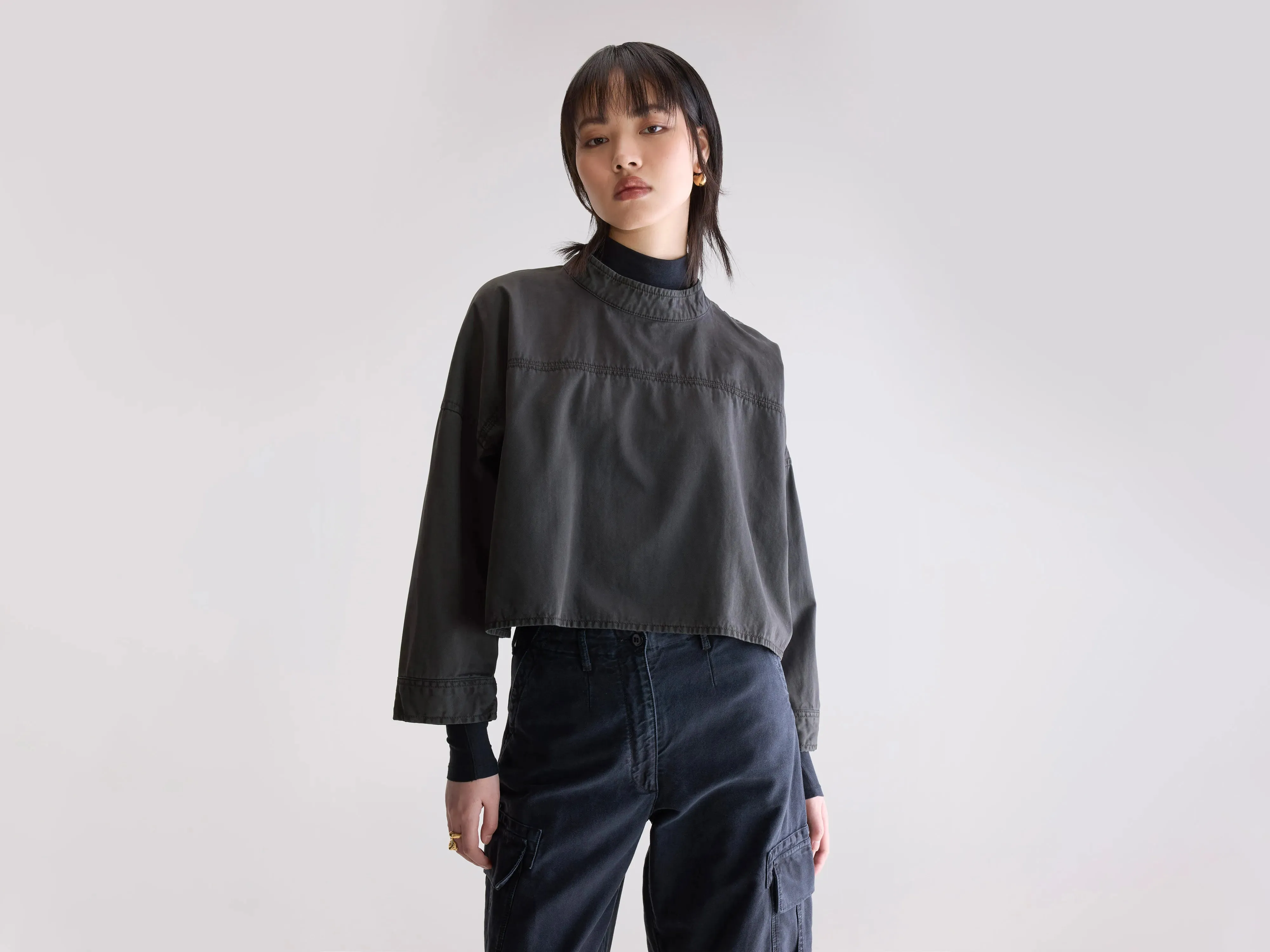 Waldo relaxed blouse (252 / W / PIRATE) sold by Bellerose