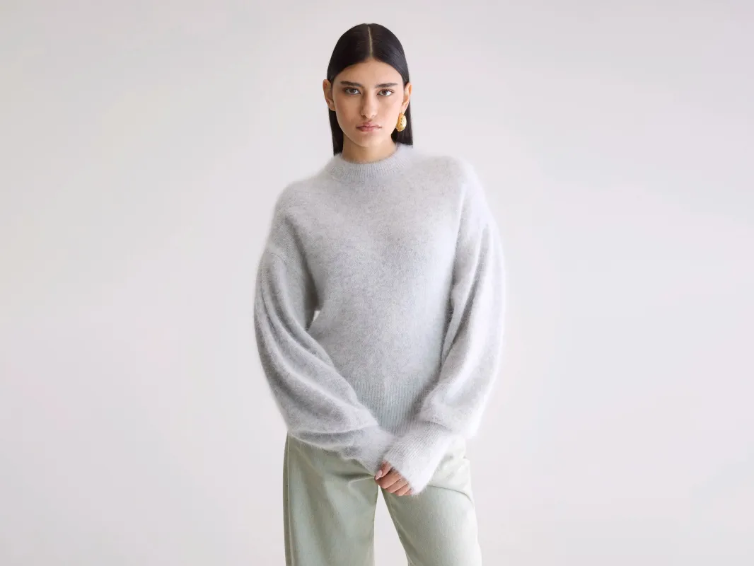 Dateka Fluffy Sweater (252 / W / BIRCH) sold by Bellerose