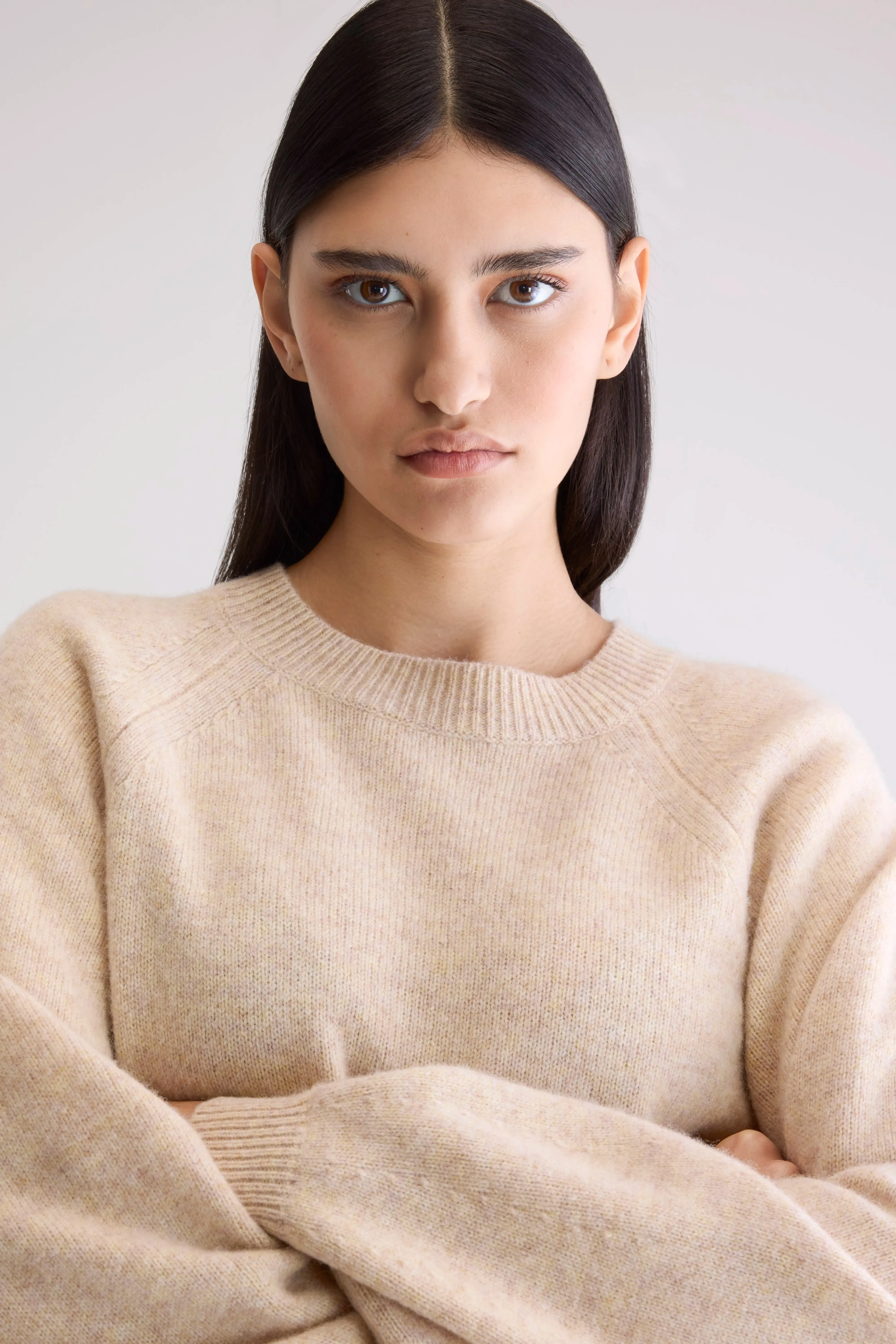 Ameka Crewneck Sweater (252 / W / BEIGE MELANGE) sold by Bellerose product image thumbnail 5