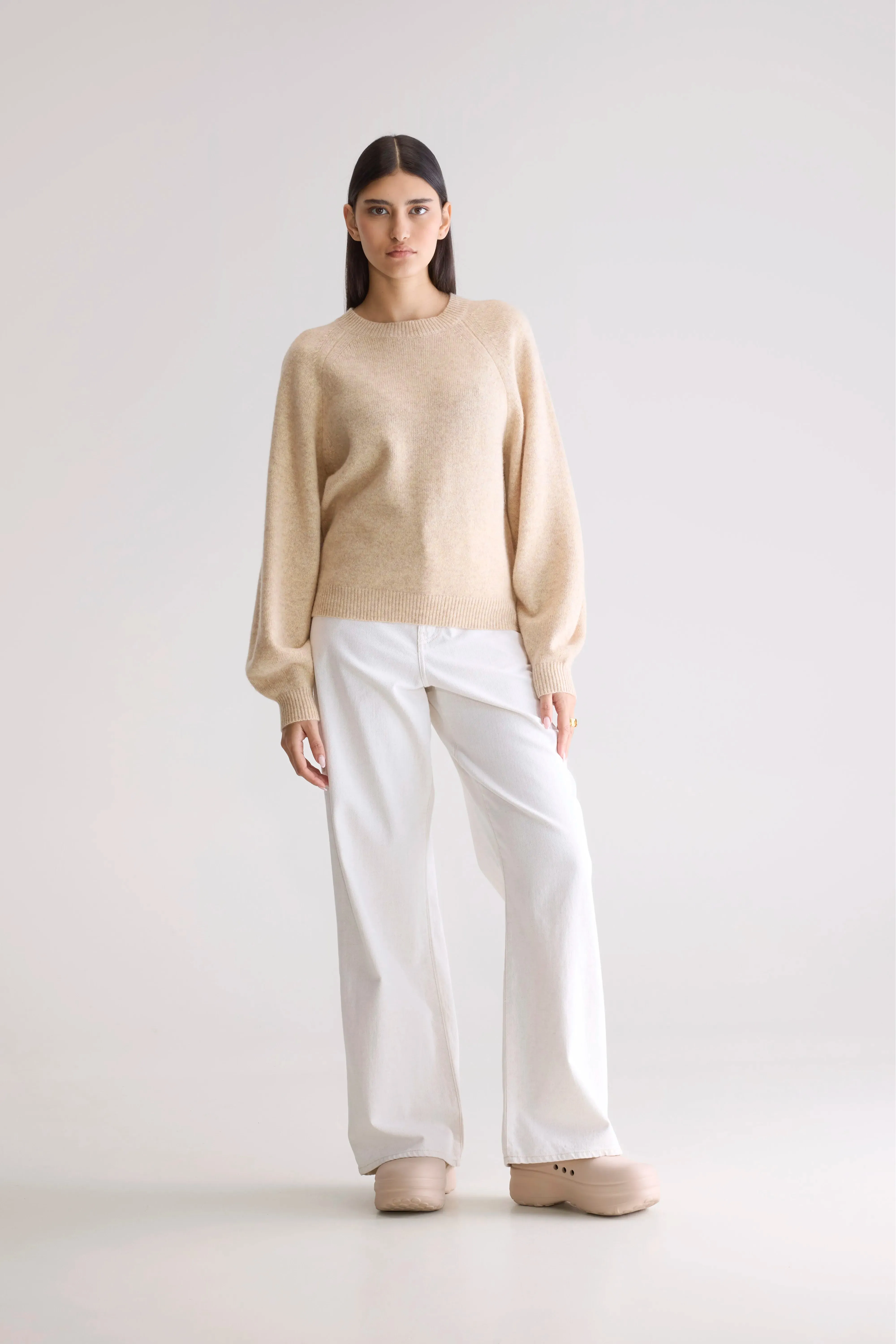 Ameka Crewneck Sweater (252 / W / BEIGE MELANGE) sold by Bellerose product image thumbnail 3
