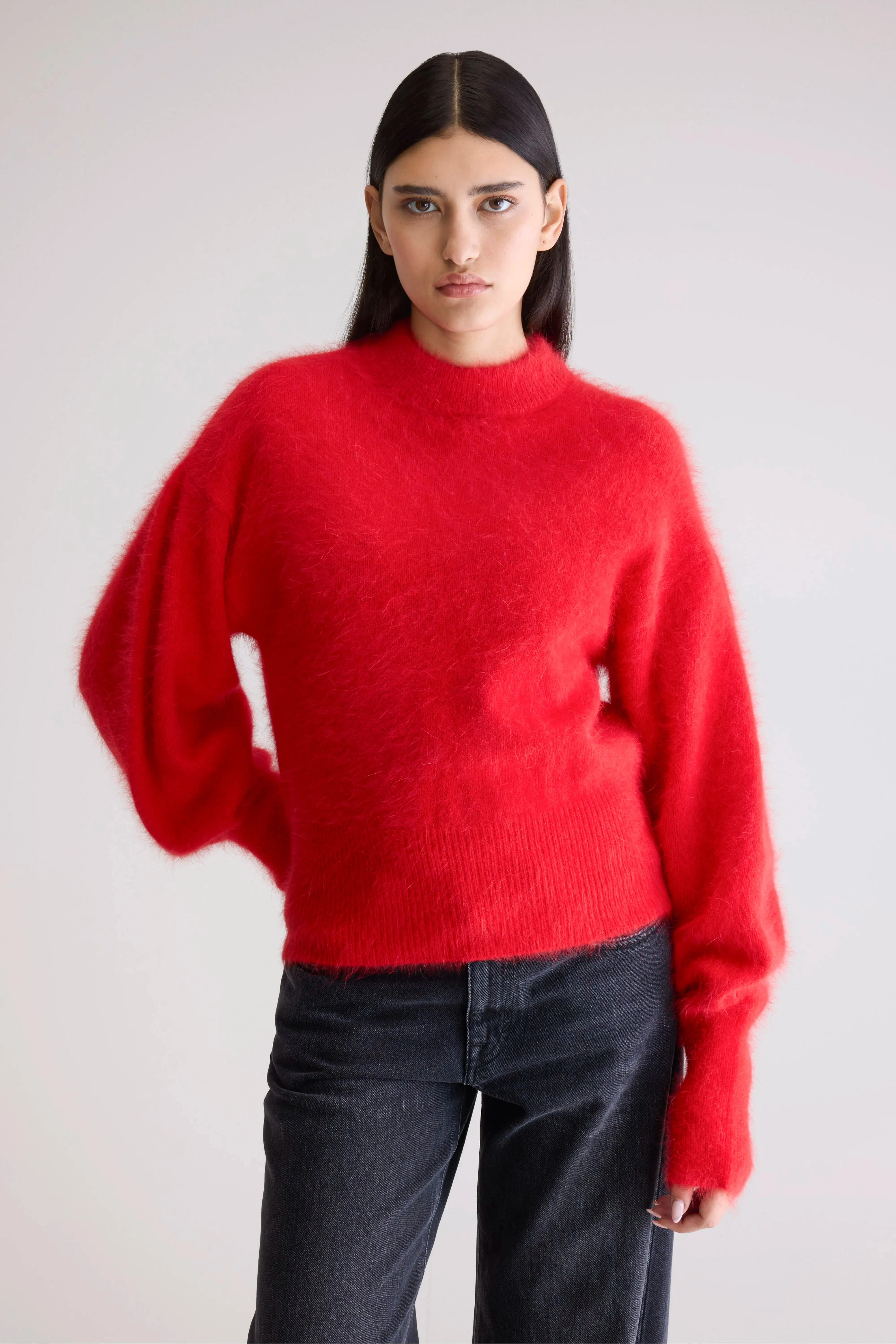 Dateka Fluffy Sweater (252 / W / SANGUINE) sold by Bellerose product image thumbnail 2