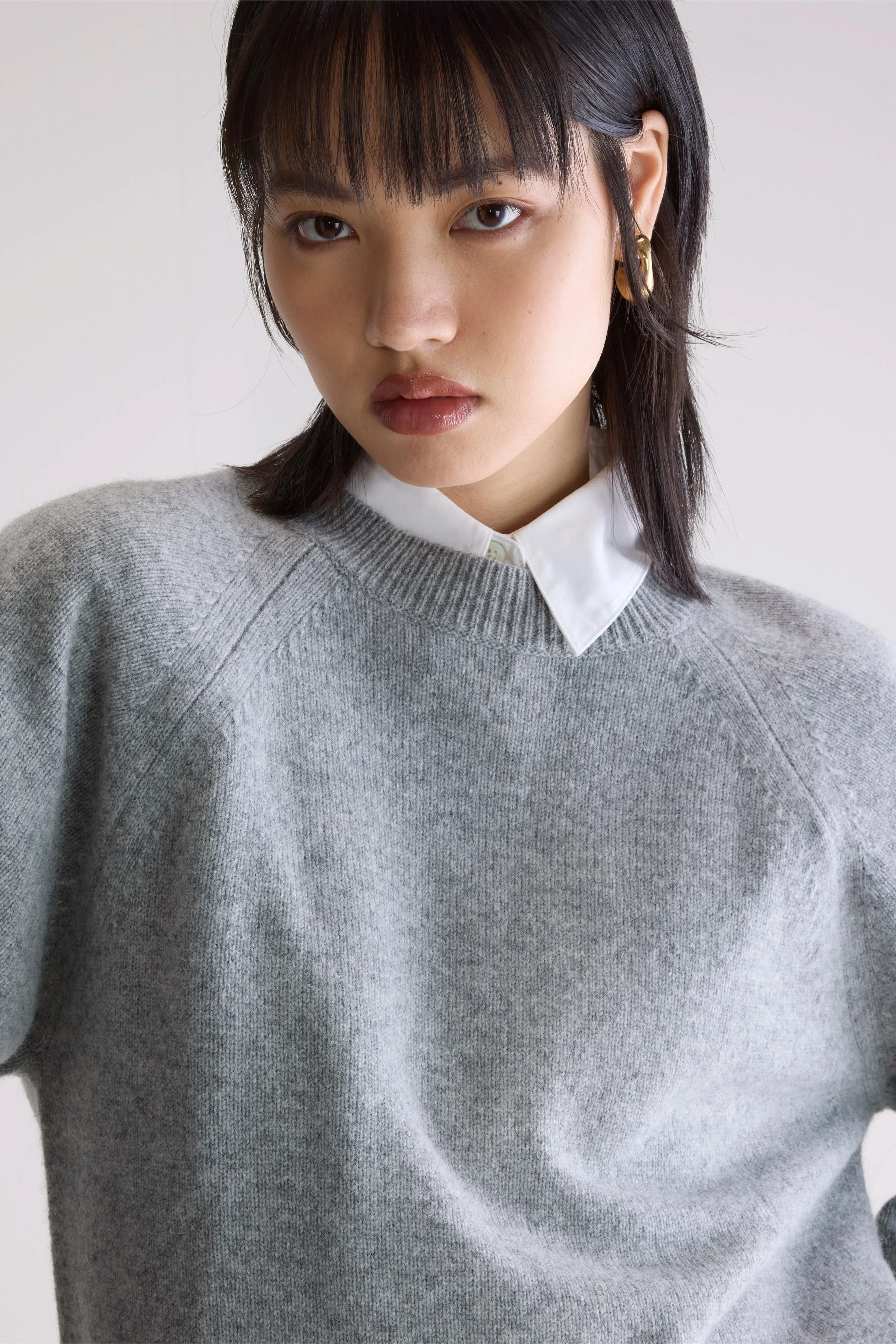 Ameka Crewneck Sweater (252 / W / H. GREY) sold by Bellerose product image thumbnail 5