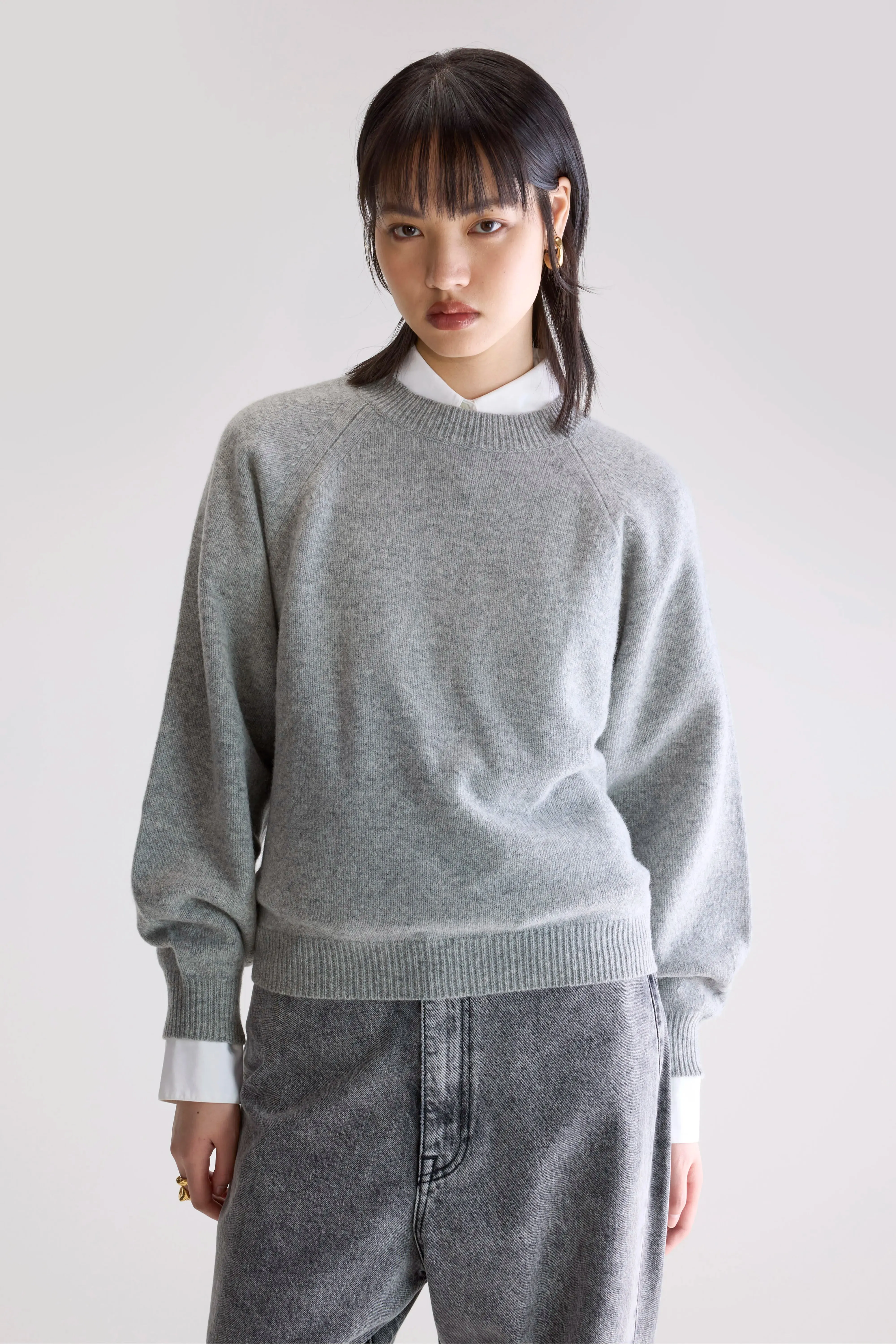 Ameka Crewneck Sweater (252 / W / H. GREY) sold by Bellerose product image thumbnail 2