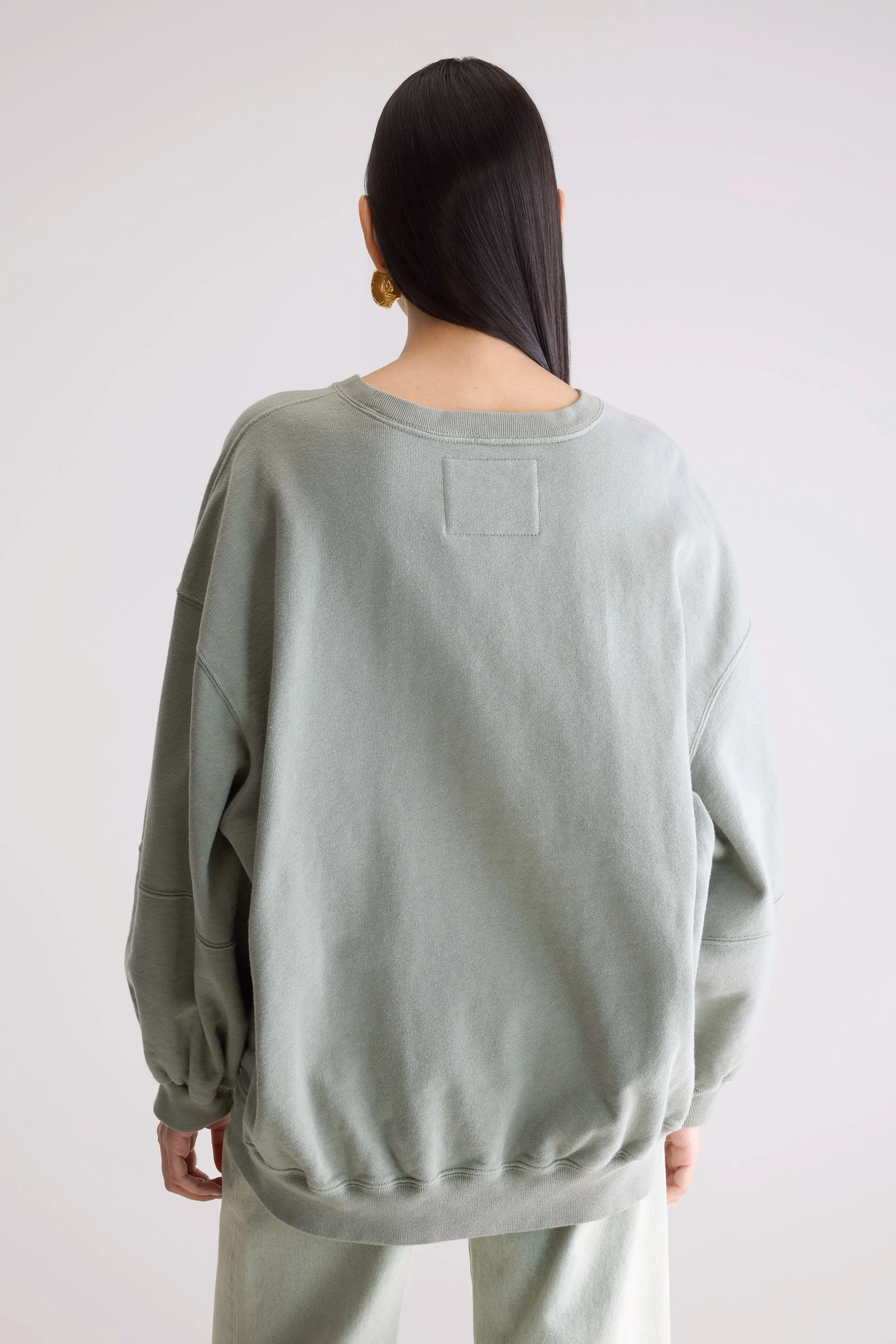 Trig crewneck sweatshirt (252 / W / MERCURY) sold by Bellerose product image thumbnail 4