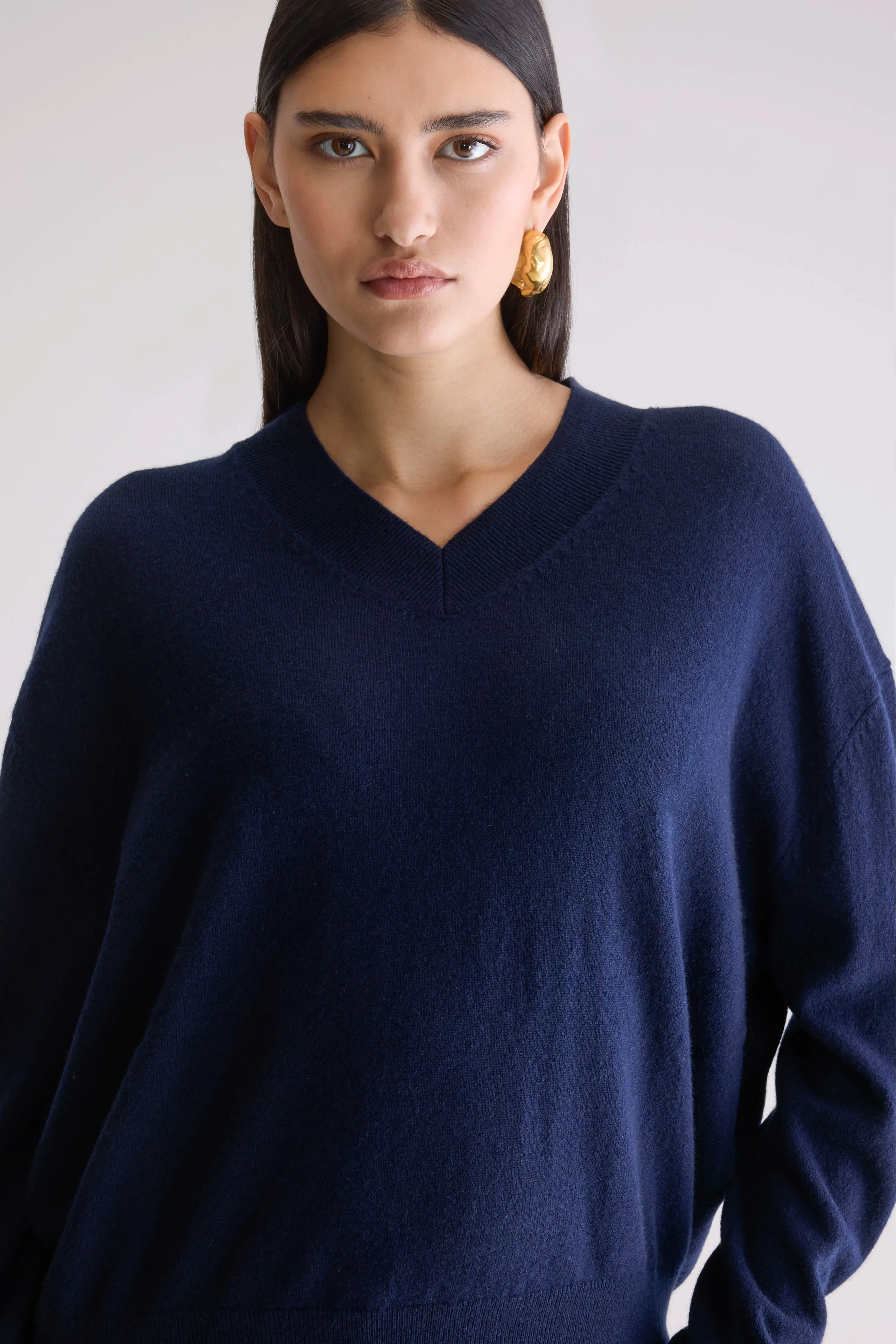 Slax cashmere sweater (252 / W / NAVY) sold by Bellerose product image thumbnail 5