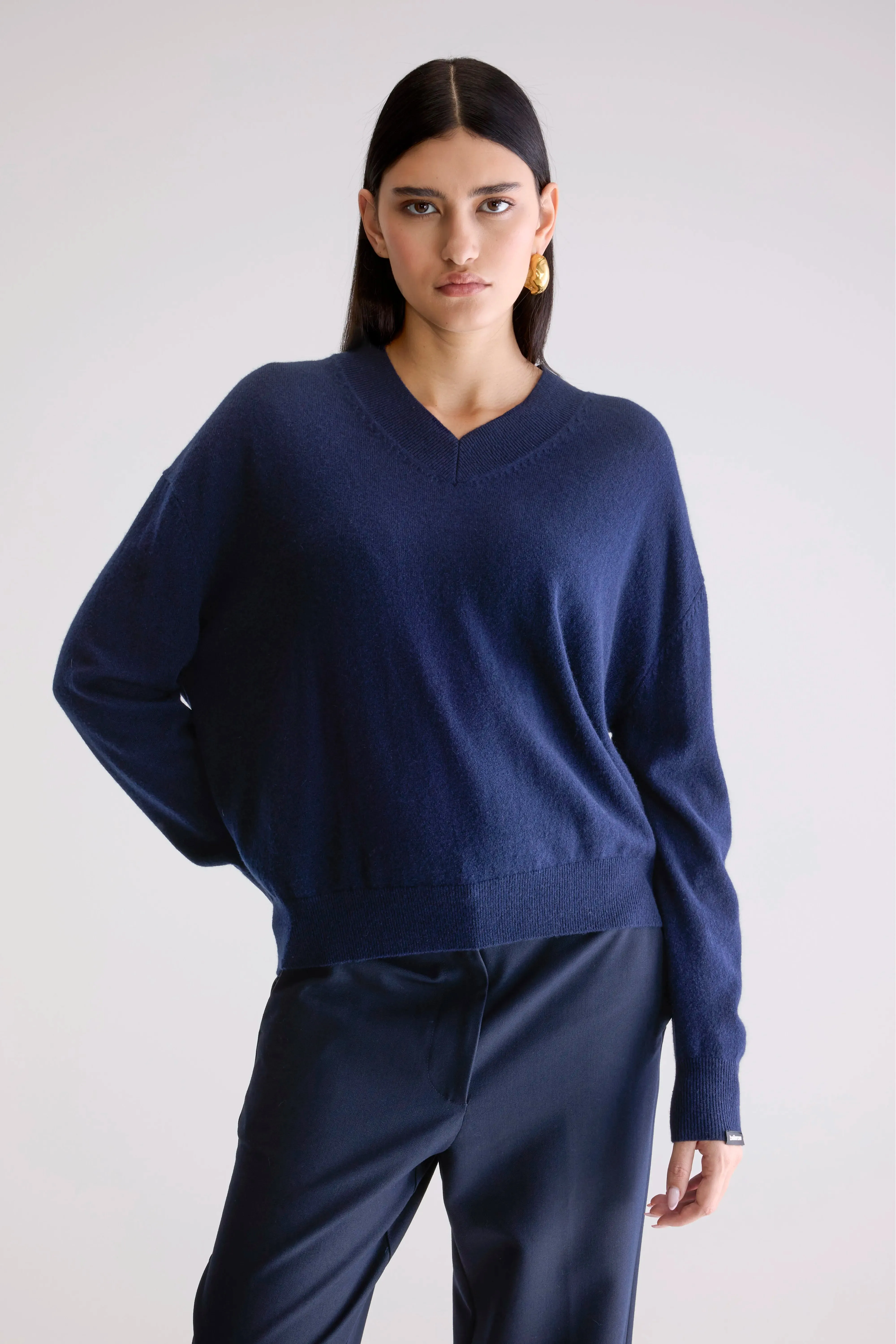 Slax cashmere sweater (252 / W / NAVY) sold by Bellerose product image thumbnail 2