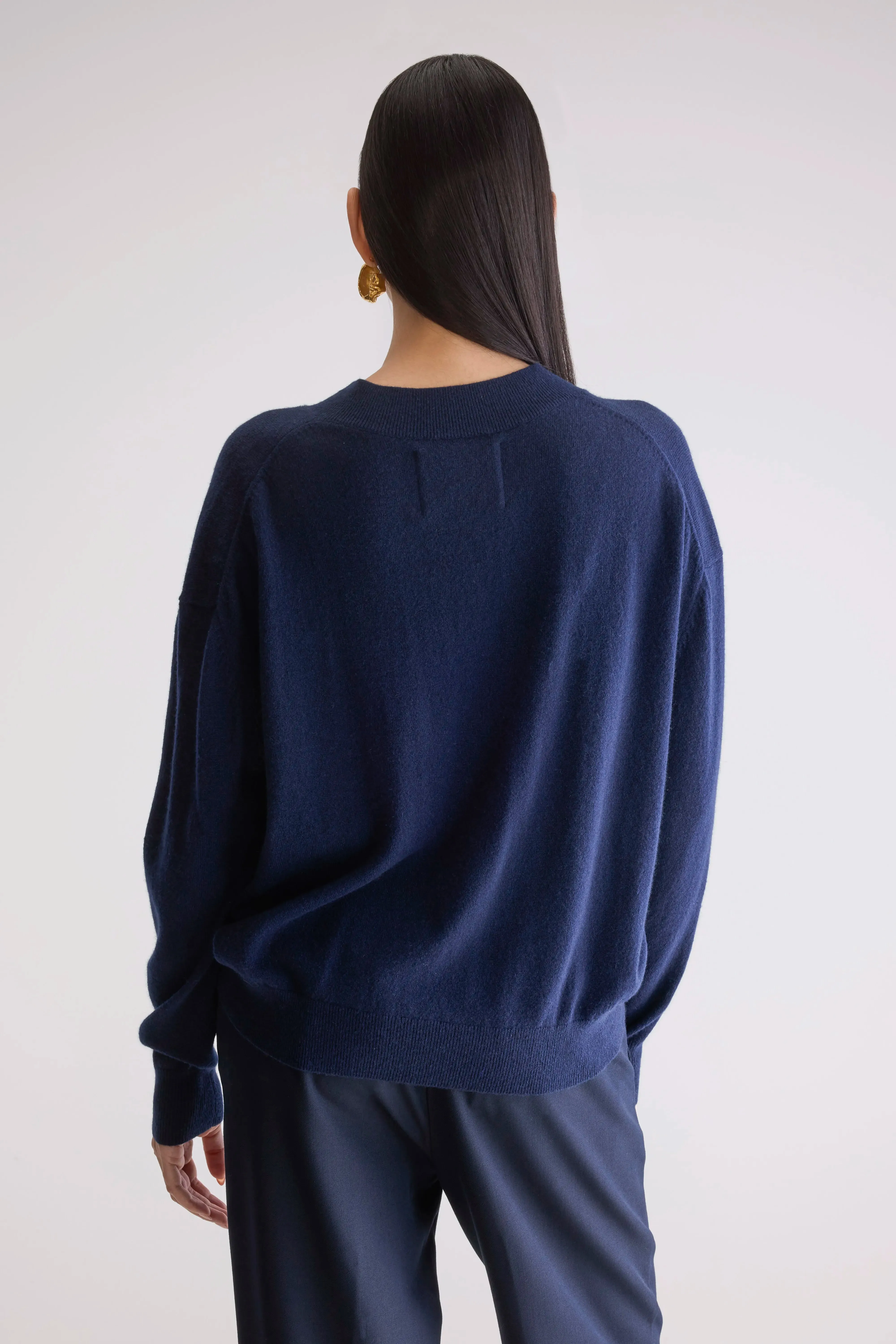 Slax cashmere sweater (252 / W / NAVY) sold by Bellerose product image thumbnail 4