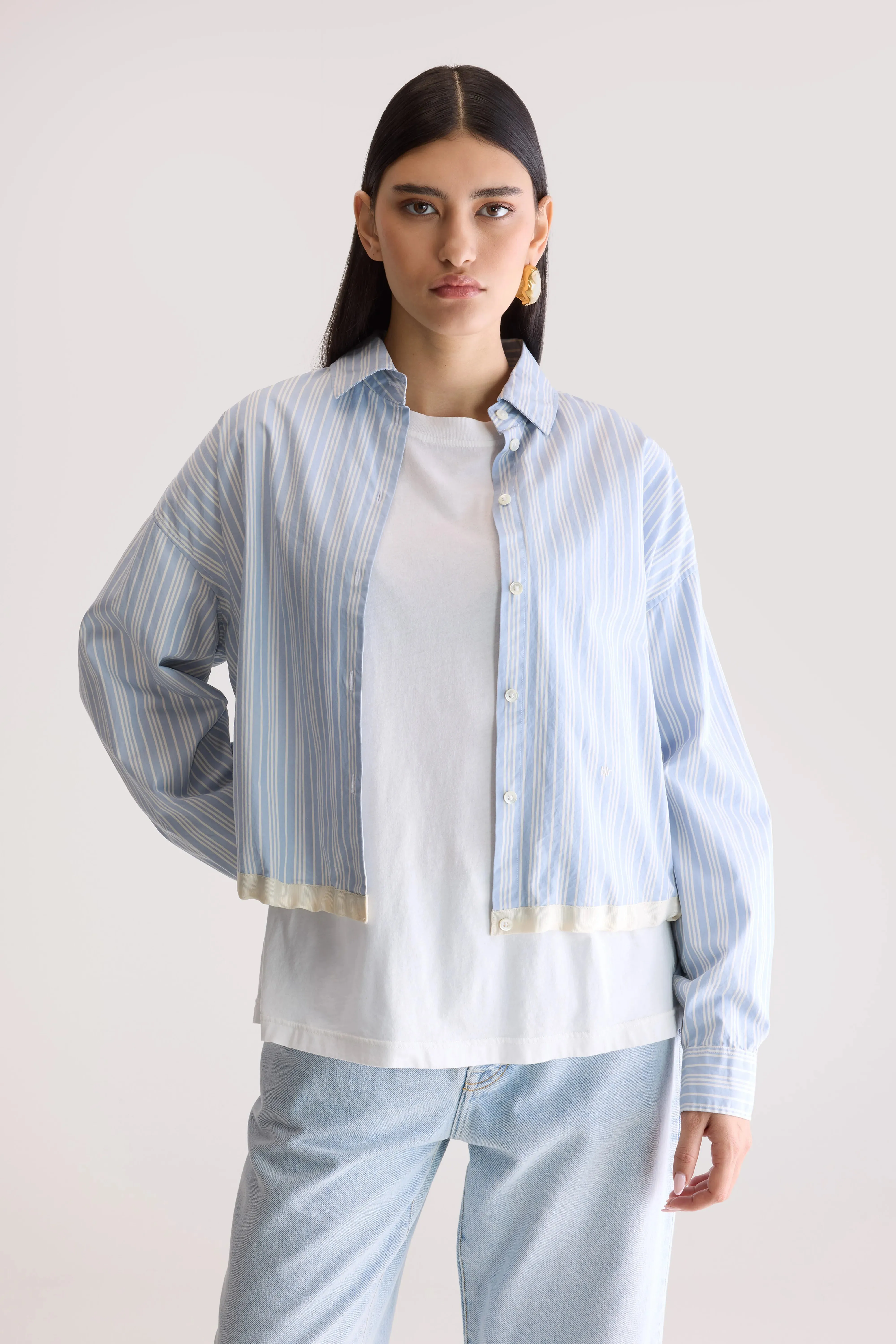 Glow adjustable shirt (252 / W / STRIPE A) sold by Bellerose product image thumbnail 2