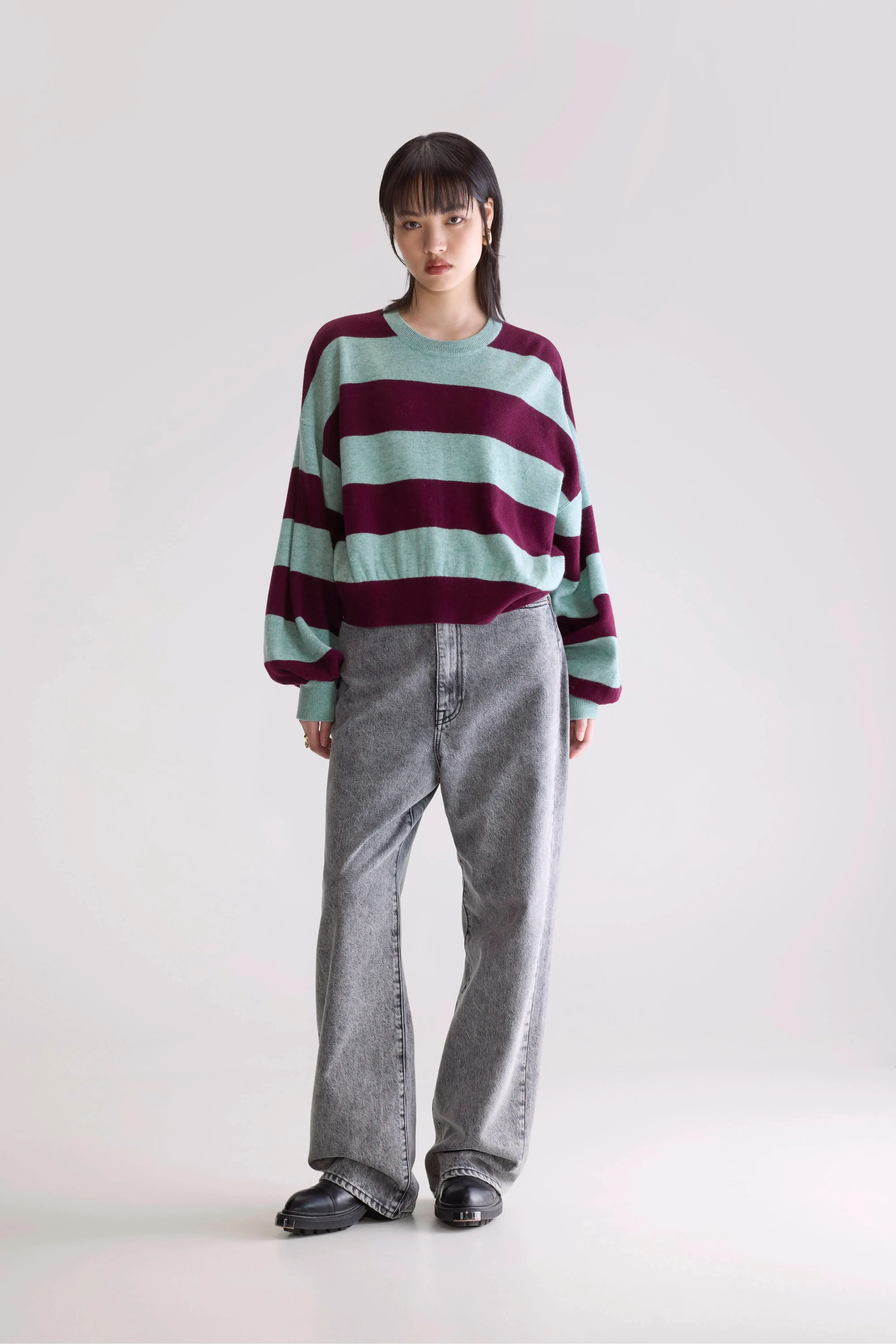 Attus cropped sweater (252 / W / STRIPE B) sold by Bellerose product image thumbnail 3