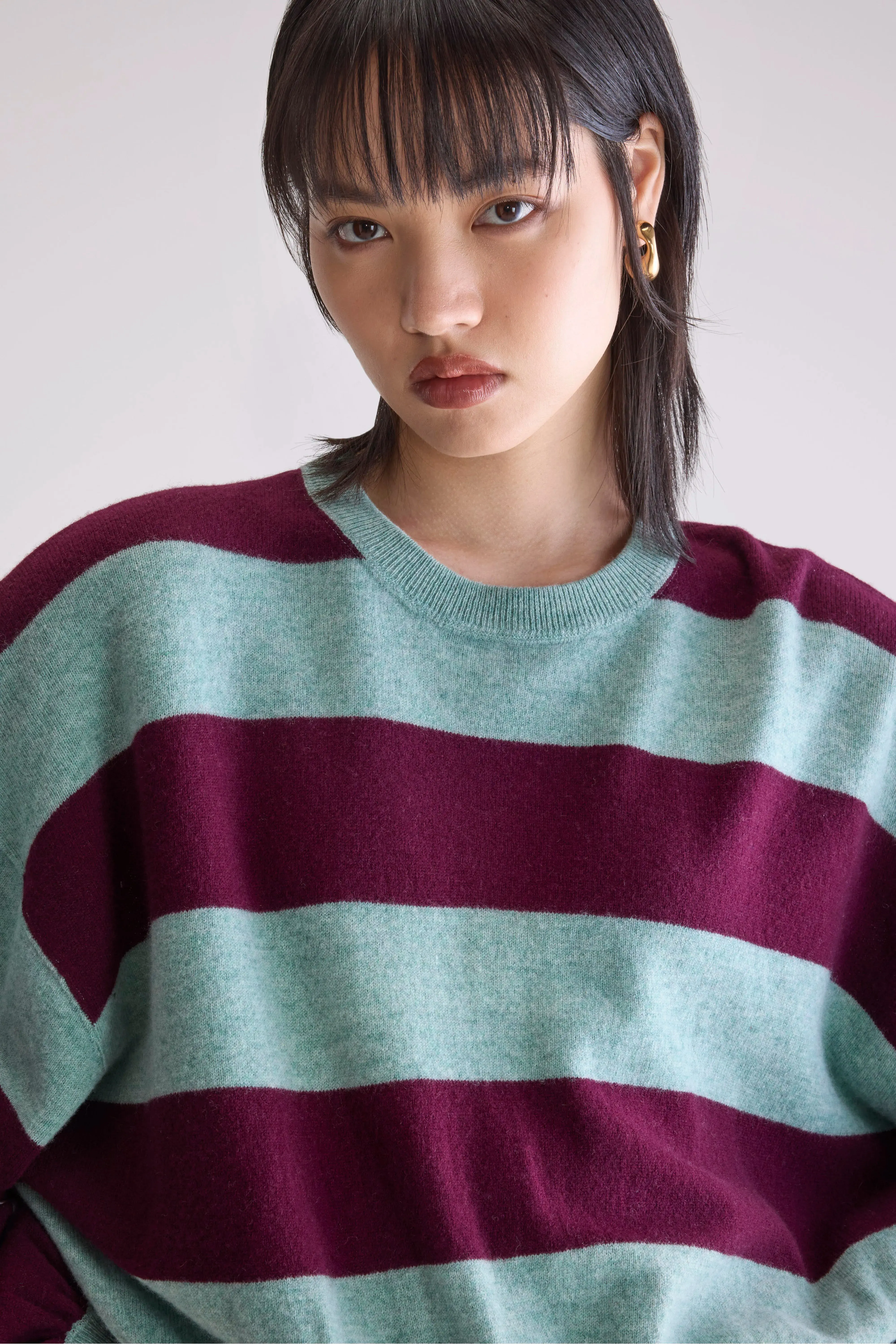 Attus cropped sweater (252 / W / STRIPE B) sold by Bellerose product image thumbnail 5