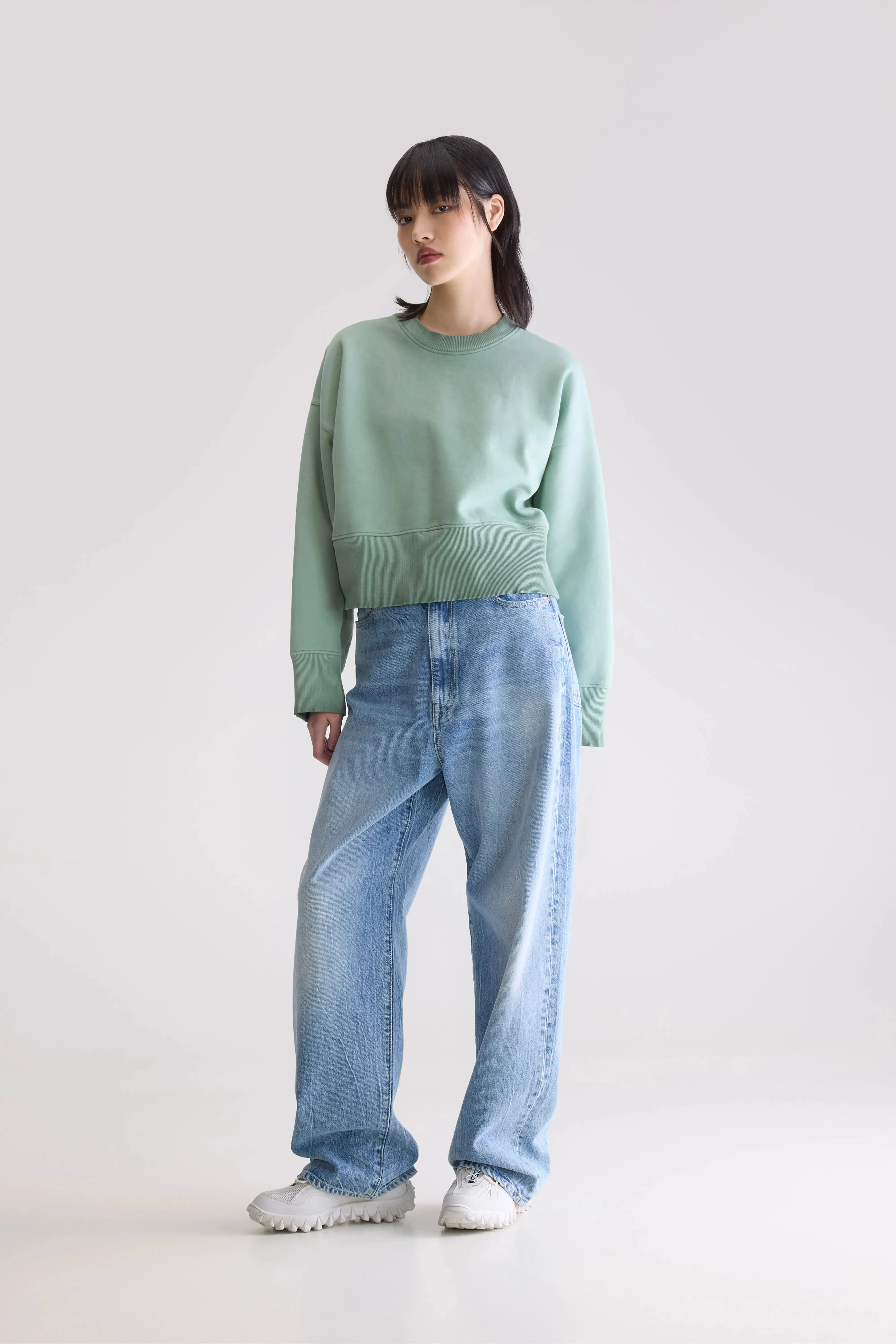 Slenni crewneck sweatshirt (252 / W / EUCALYPTUS) sold by Bellerose product image thumbnail 3