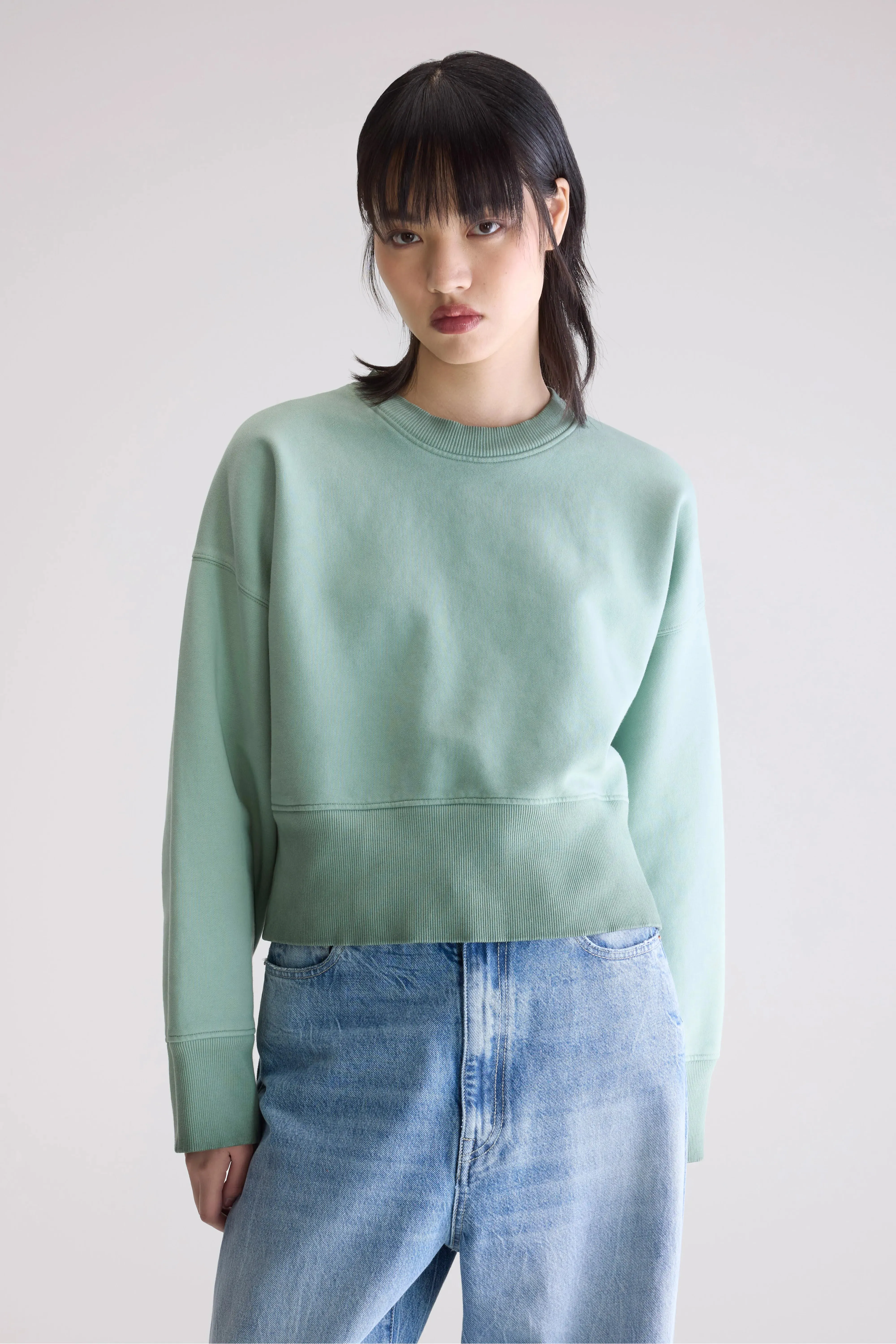 Slenni crewneck sweatshirt (252 / W / EUCALYPTUS) sold by Bellerose product image thumbnail 2