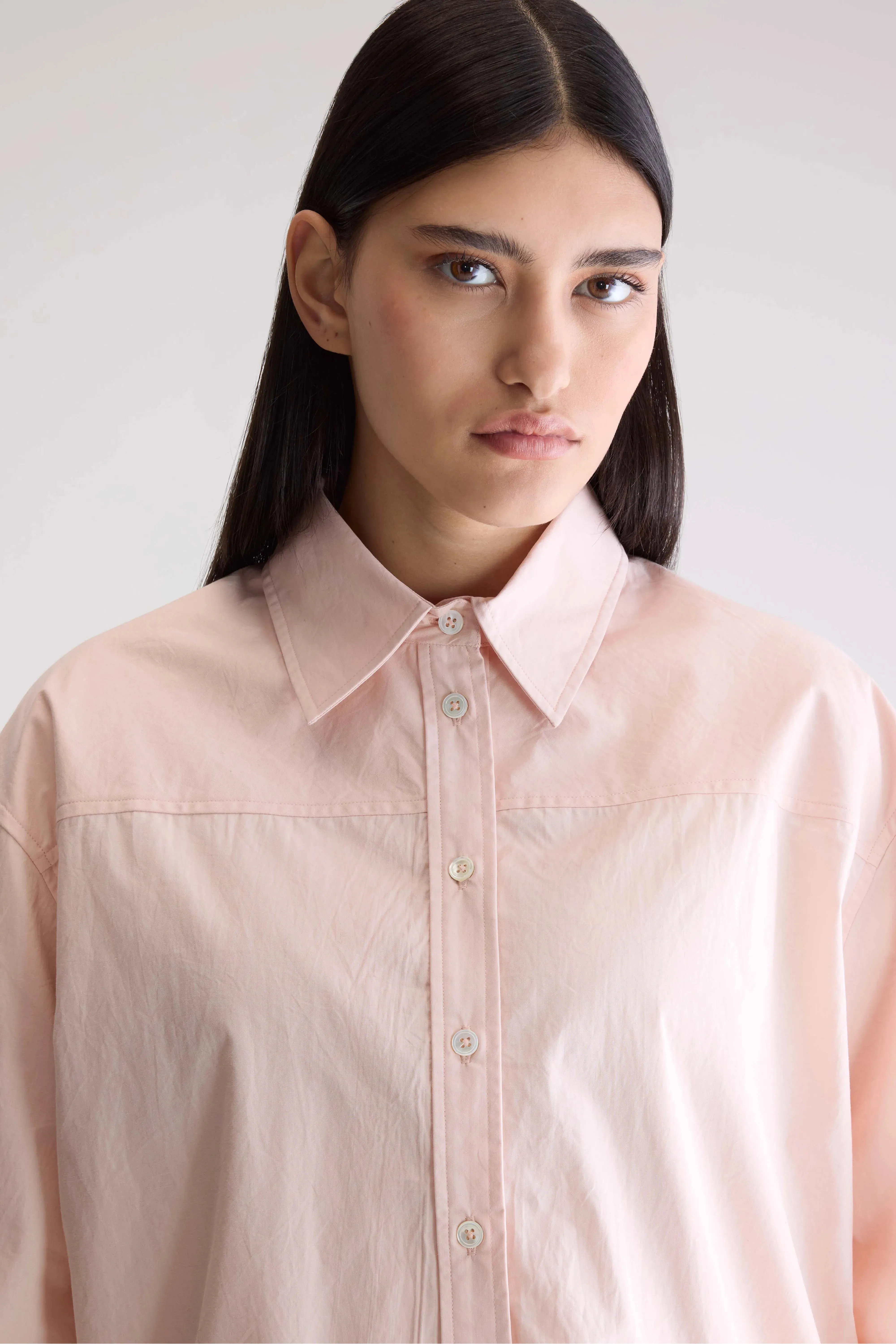 Kenza relaxed poplin shirt (252 / W / LIGHT ROSE) sold by Bellerose product image thumbnail 5